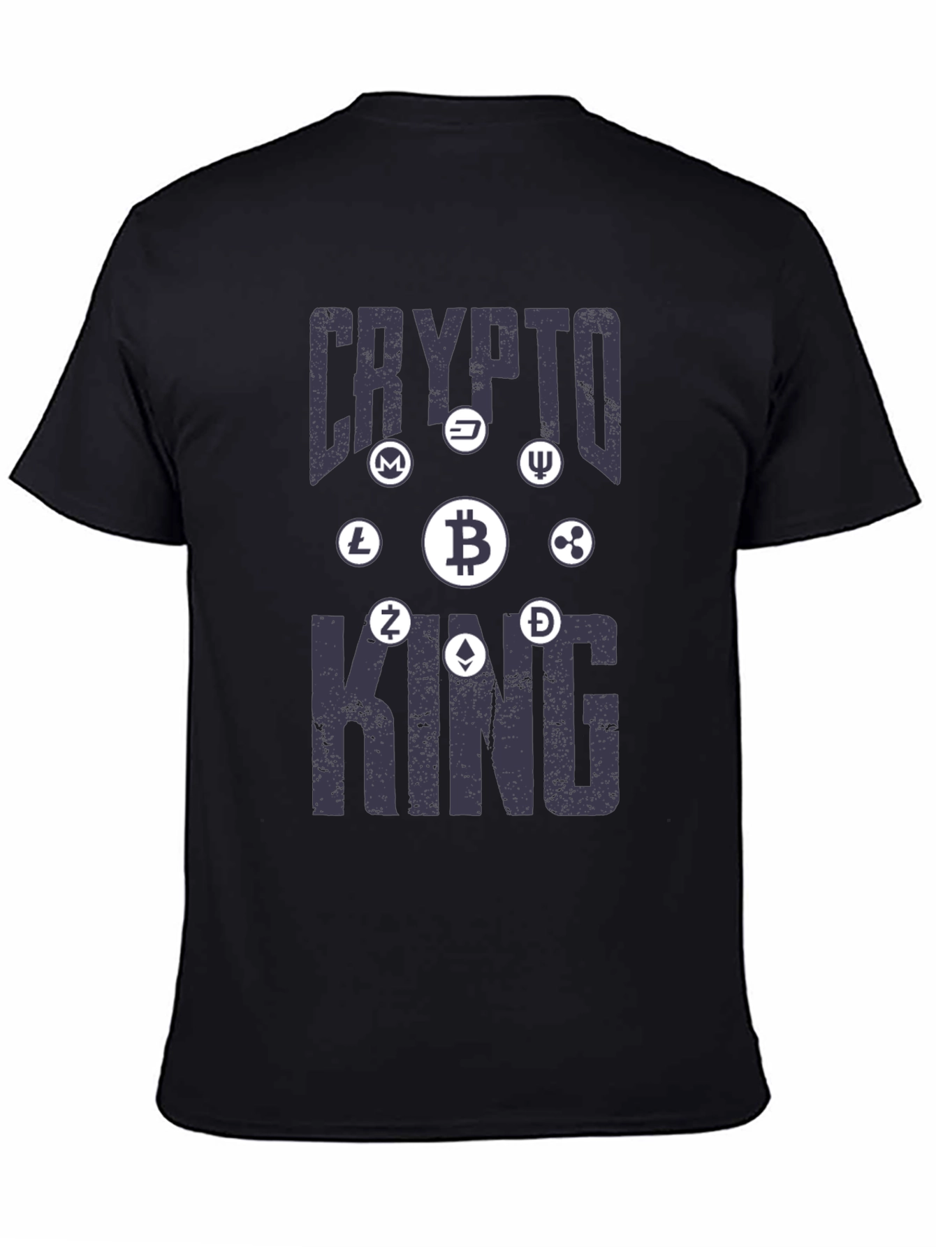 Crypto King T-Shirt - Bitcoin & Altcoin Design