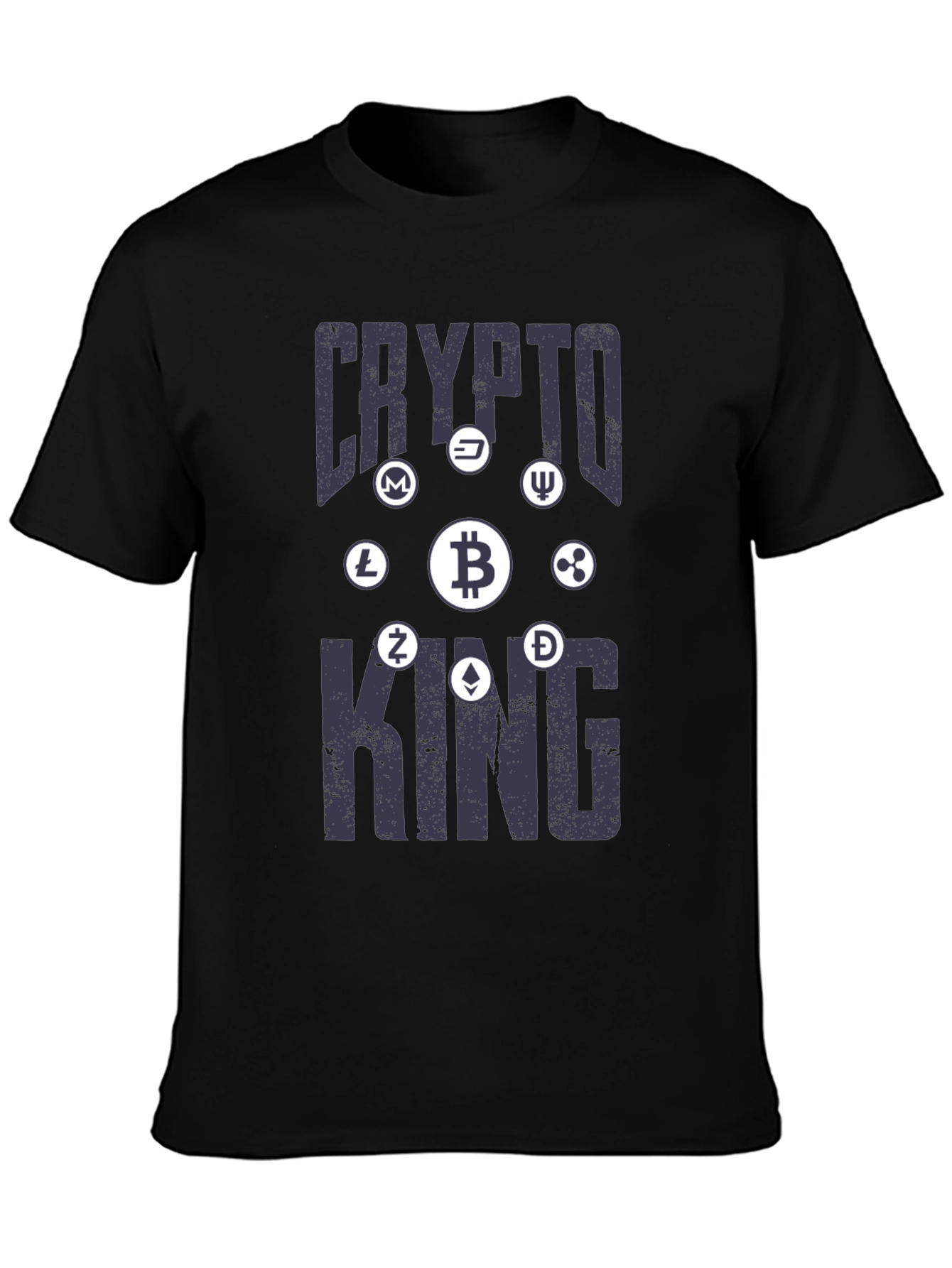 Crypto King T-Shirt - Bitcoin & Altcoin Design