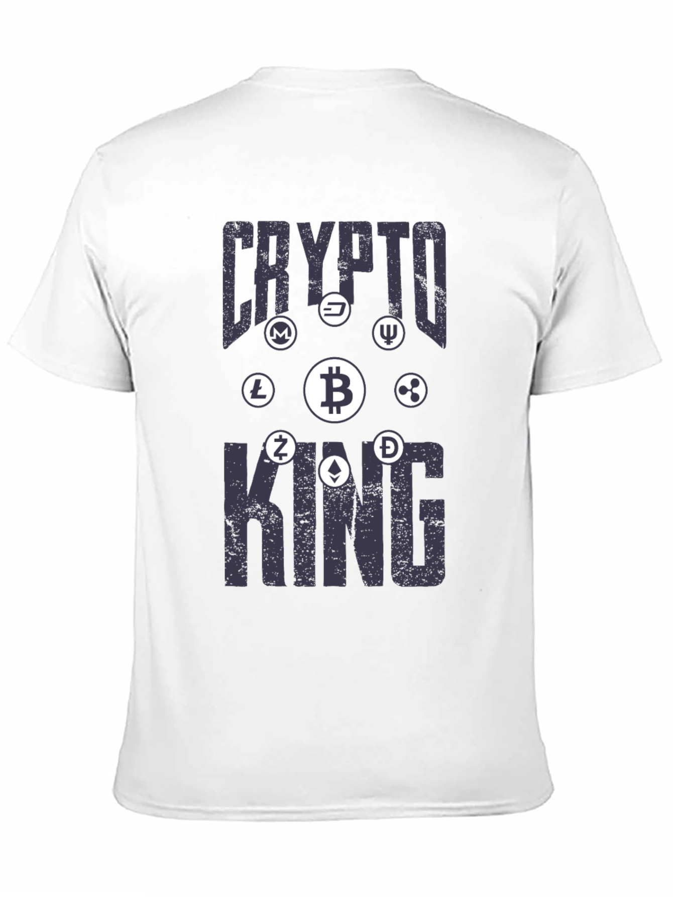 Crypto King T-Shirt - Bitcoin & Altcoin Design