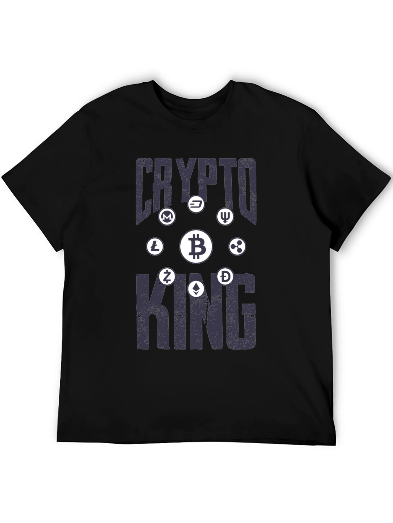 Crypto King T-Shirt - Bitcoin & Altcoin Design
