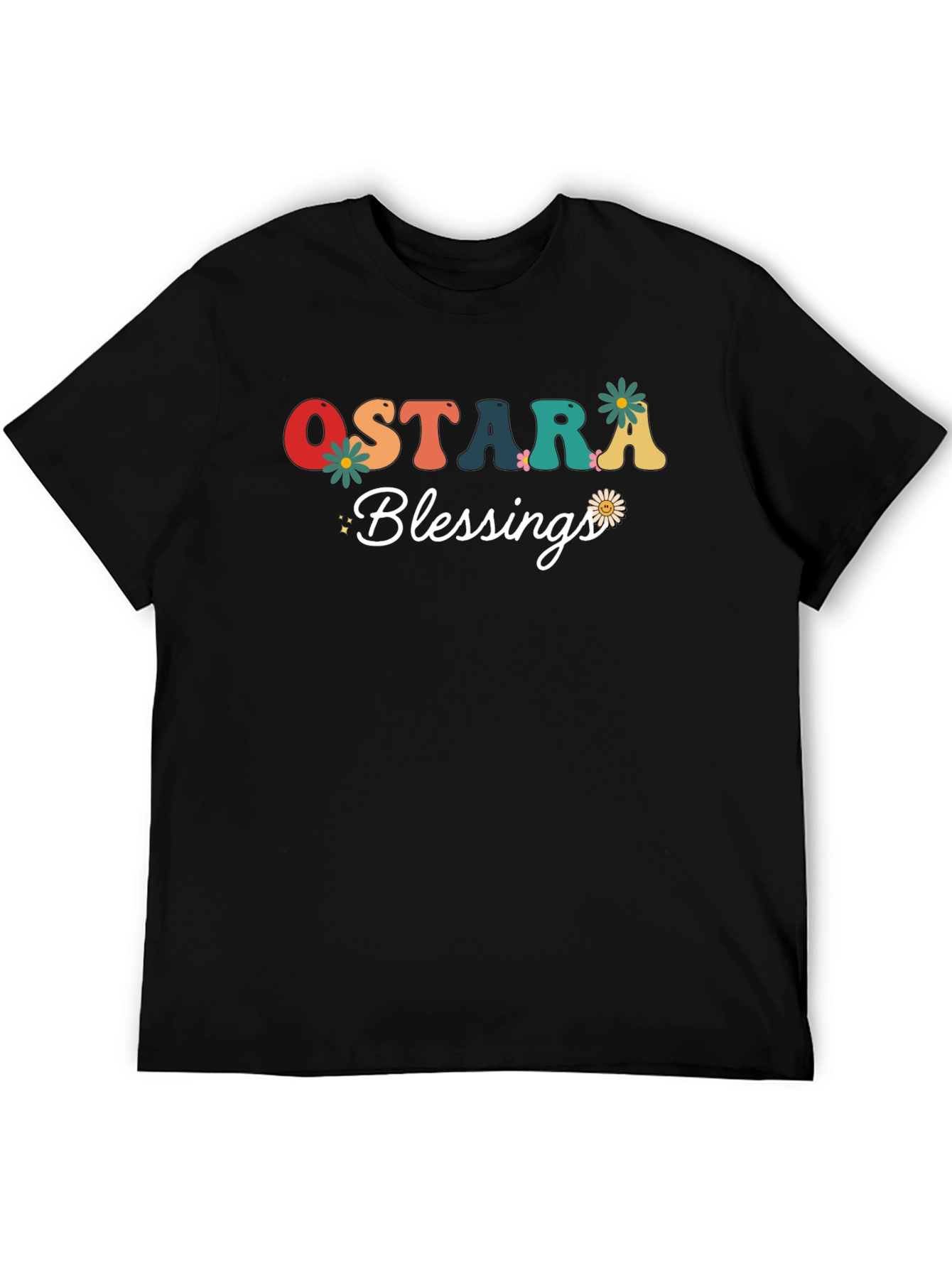 Ostara Blessings Black T-Shirt
