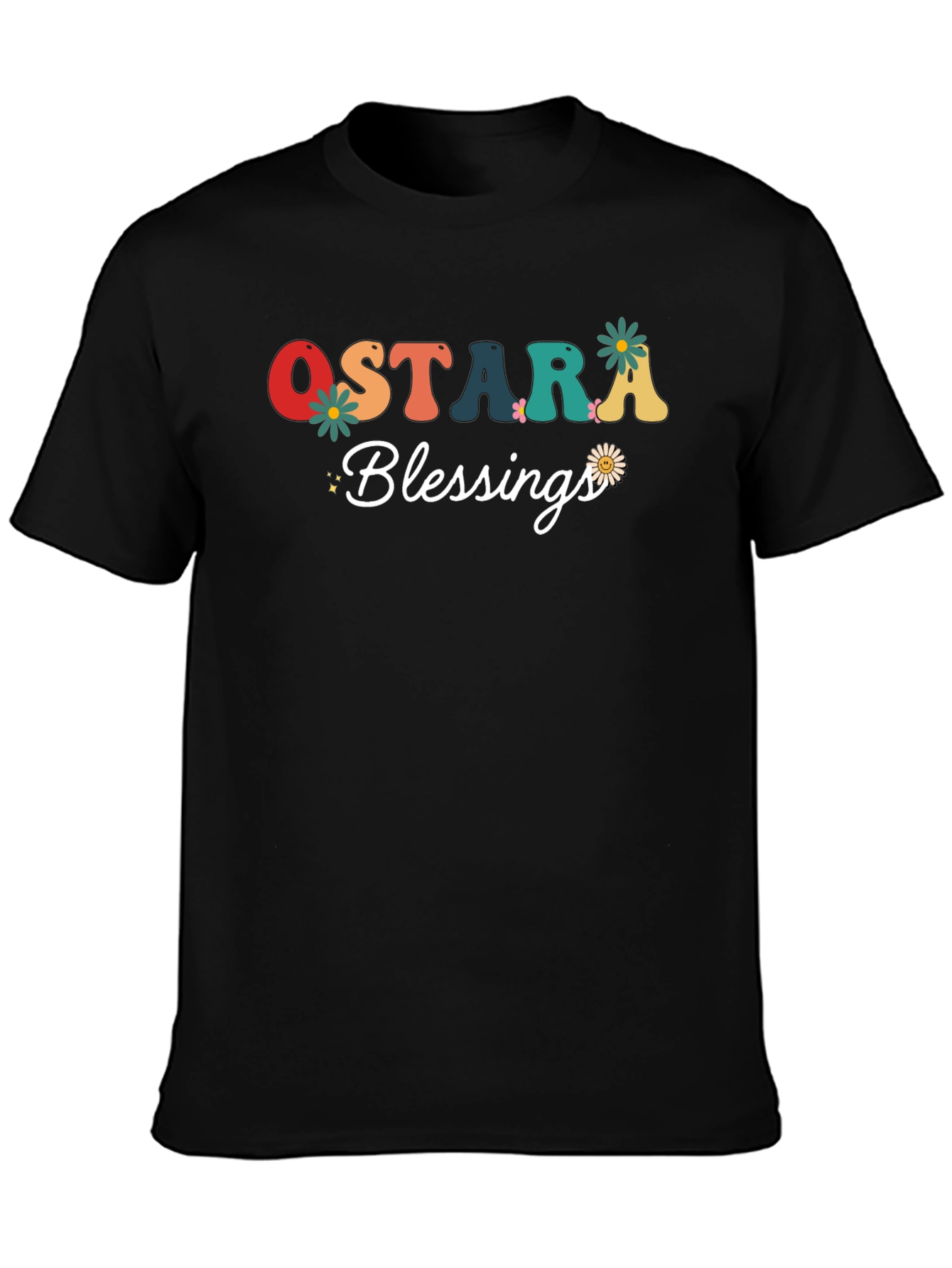 Ostara Blessings Black T-Shirt