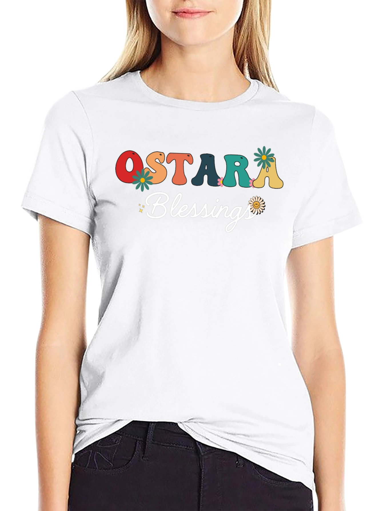 Ostara Blessings Black T-Shirt