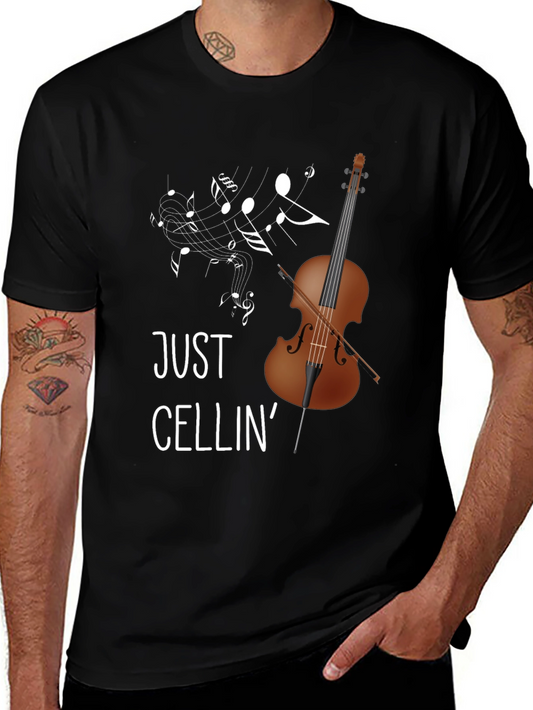 Just Cellin Cello Graphic T-Shirt