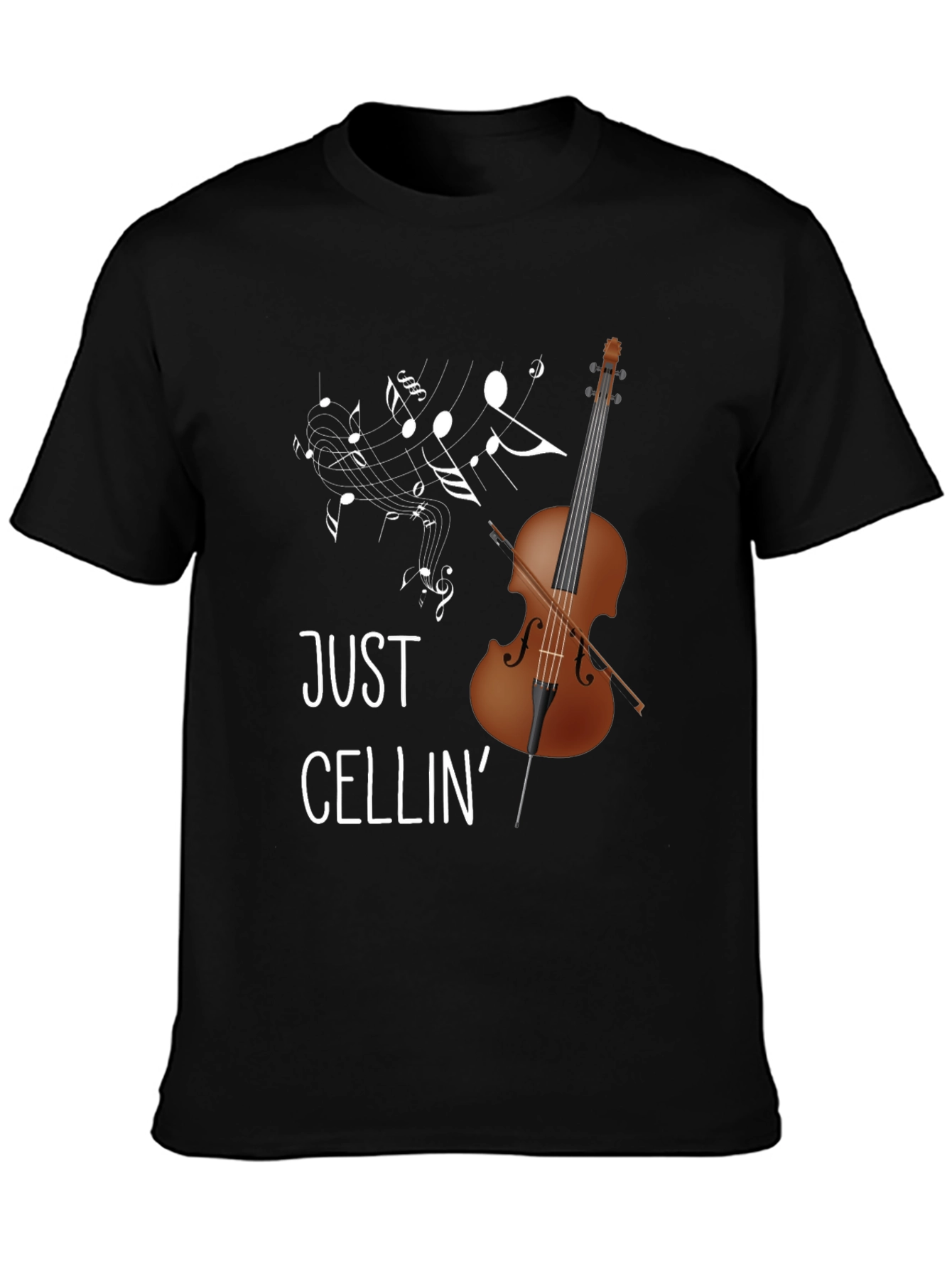 Just Cellin Cello Graphic T-Shirt