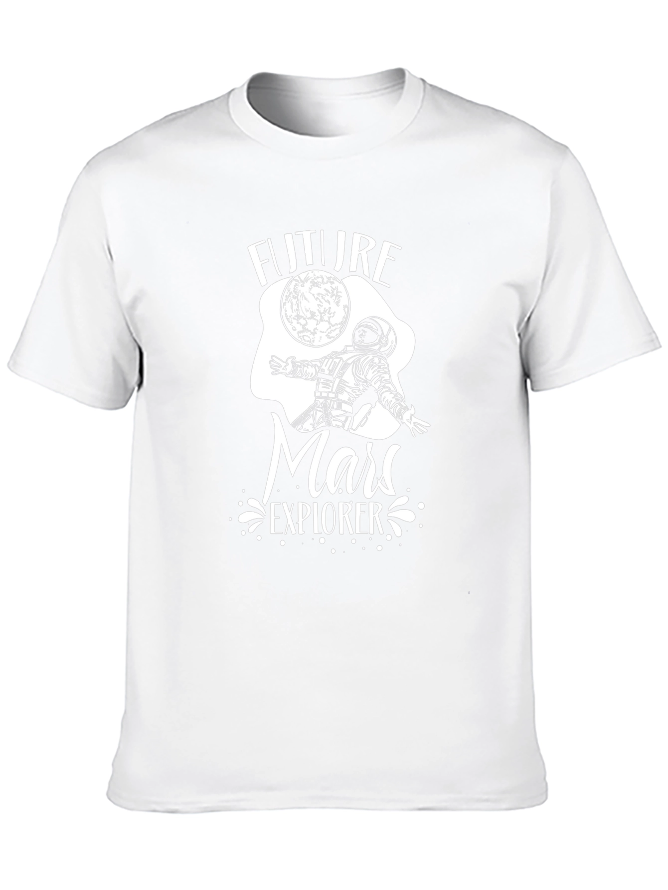 Future Mars Explorer Black T-Shirt
