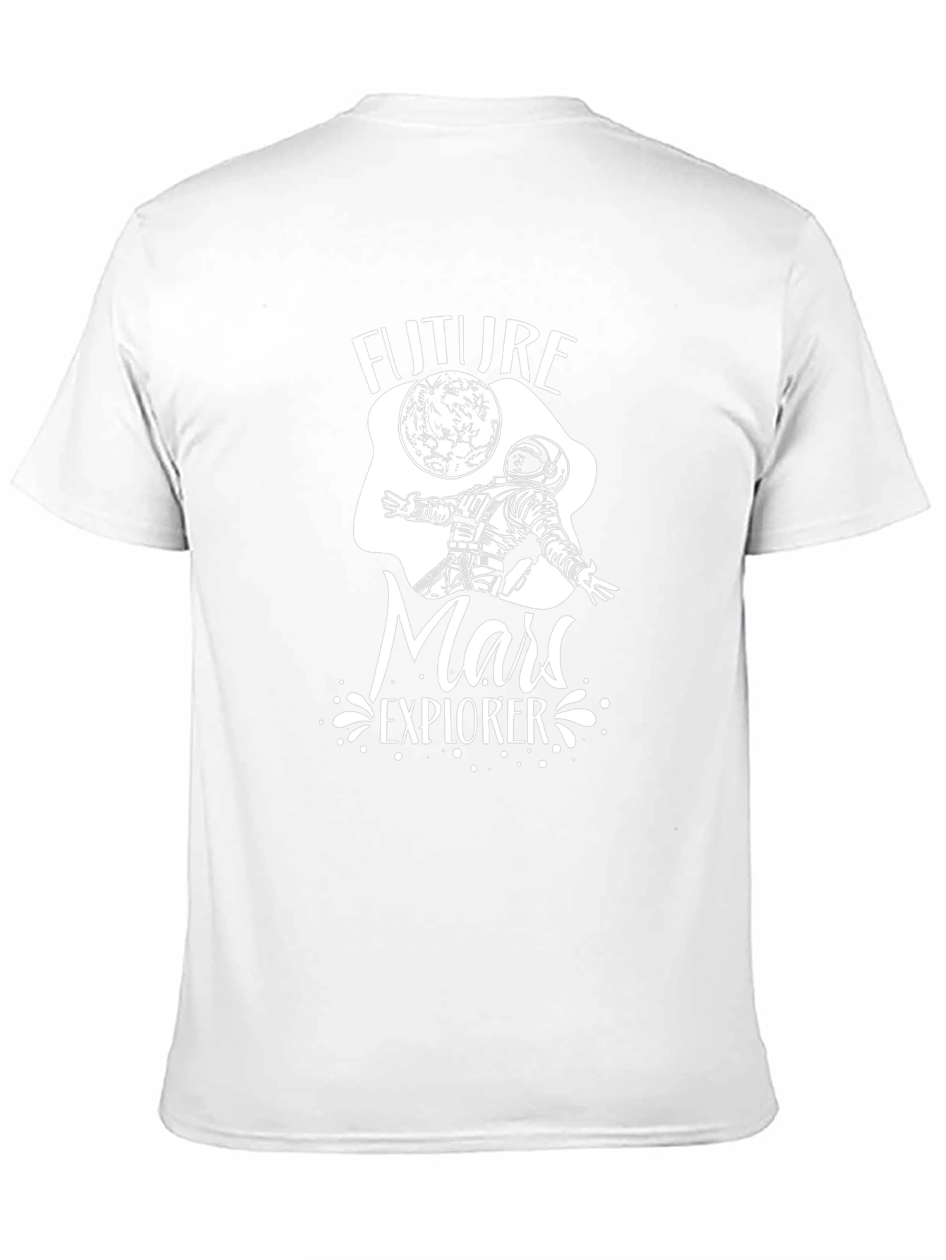 Future Mars Explorer Black T-Shirt