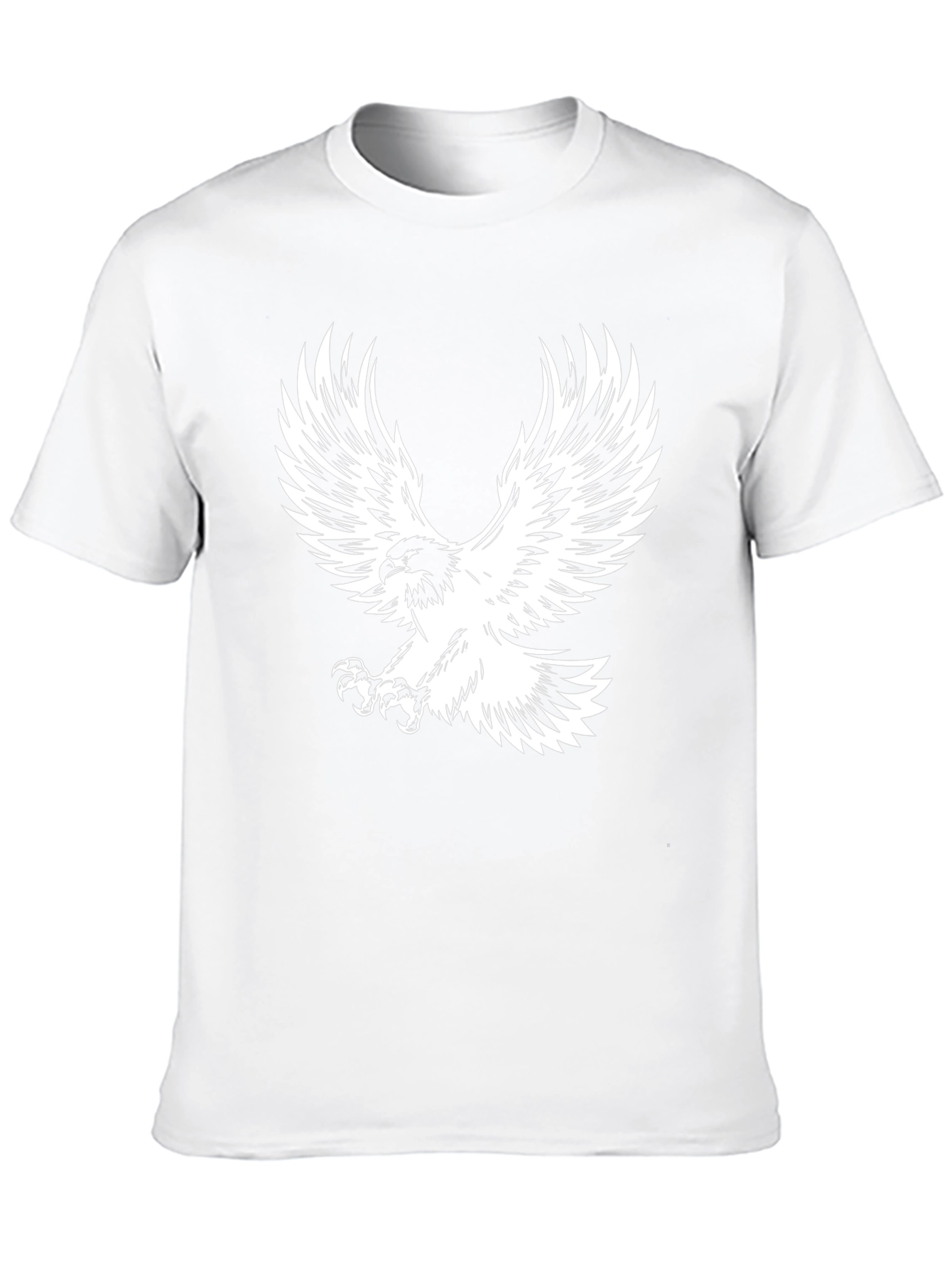 Black Eagle Print T-Shirt