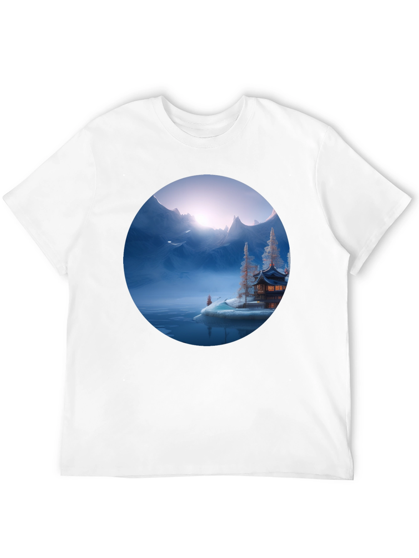 Mystic Mountain Graphic Tee - Black