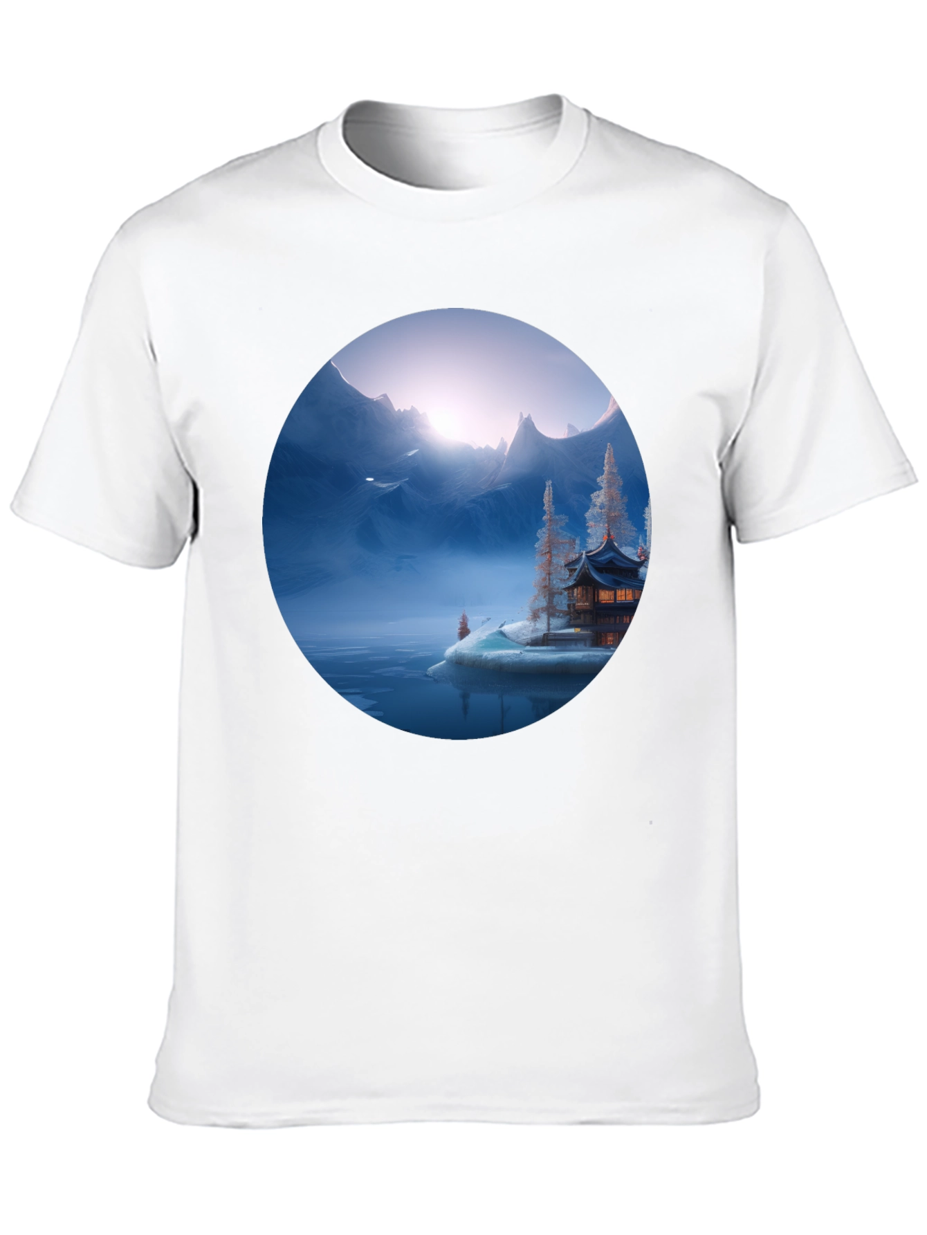 Mystic Mountain Graphic Tee - Black
