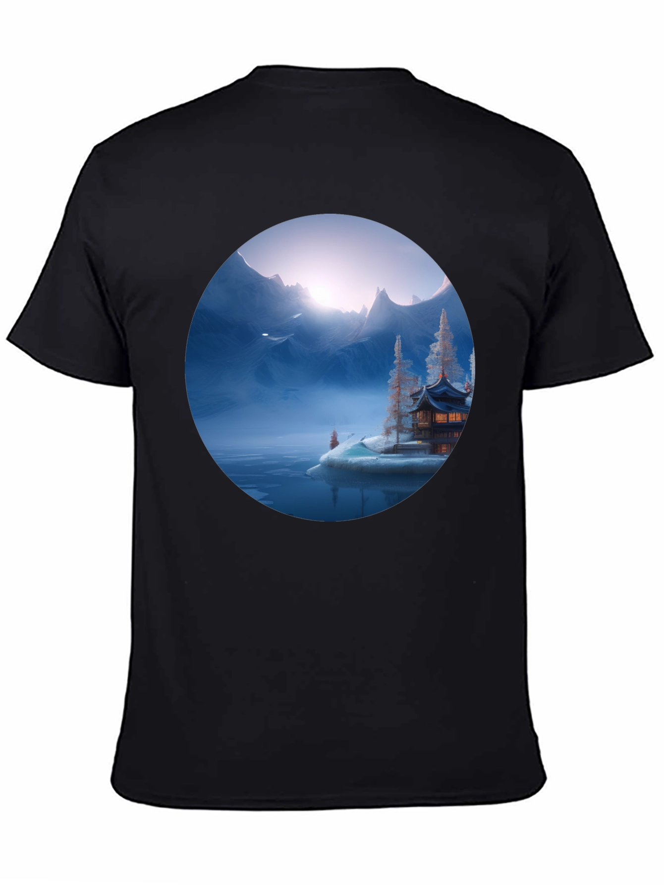 Mystic Mountain Graphic Tee - Black
