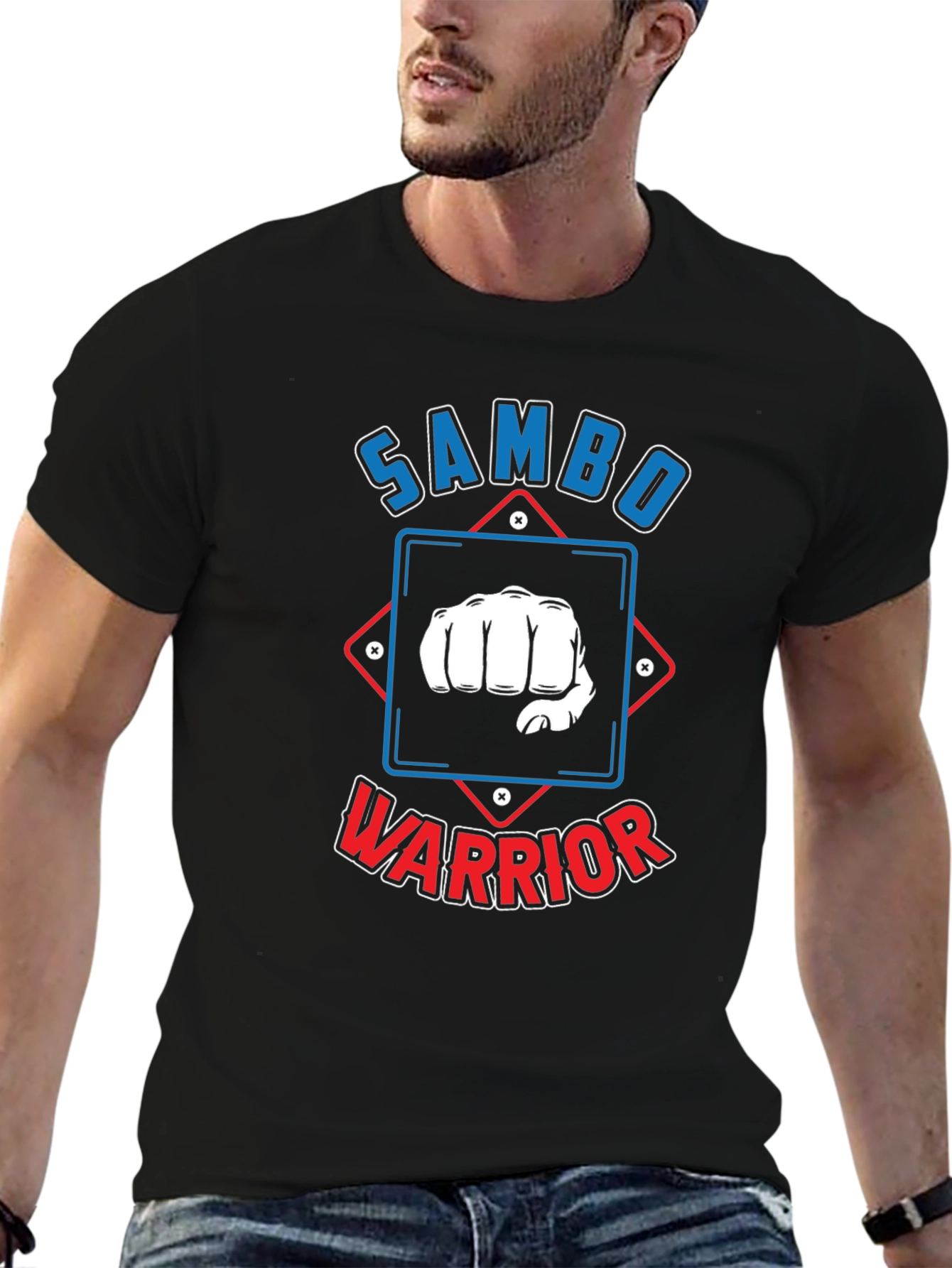Sambo Warrior Graphic T-Shirt