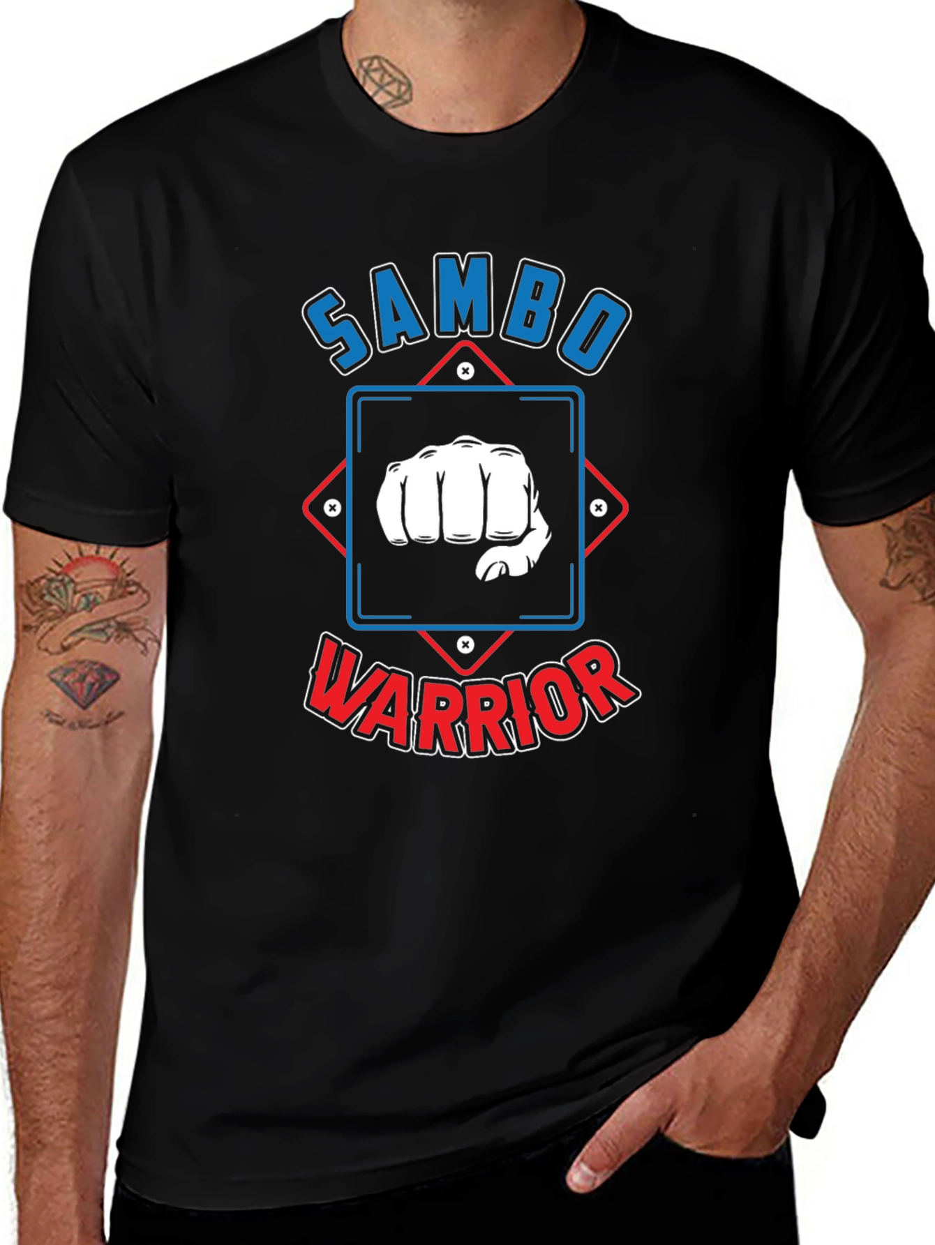 Sambo Warrior Graphic T-Shirt