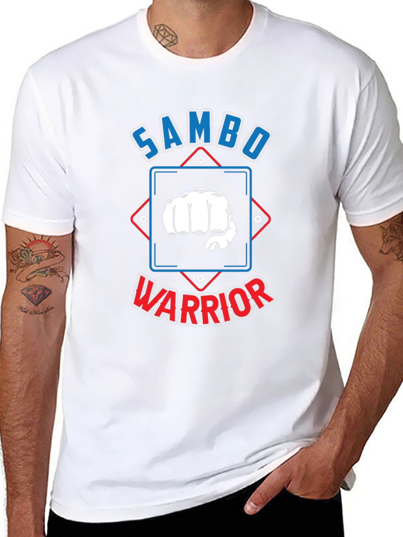 Sambo Warrior Graphic T-Shirt
