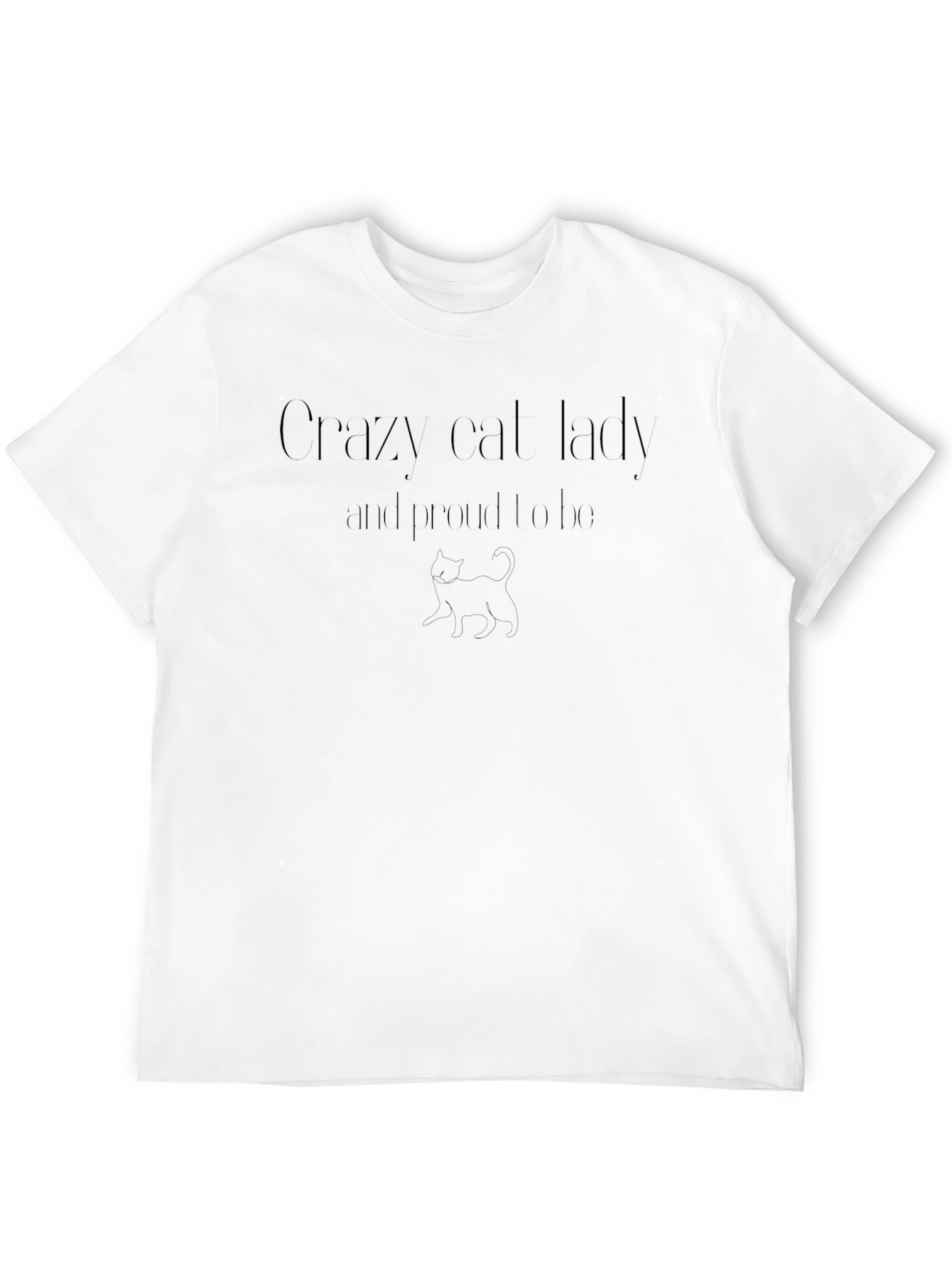 Crazy Cat Lady Black T-Shirt