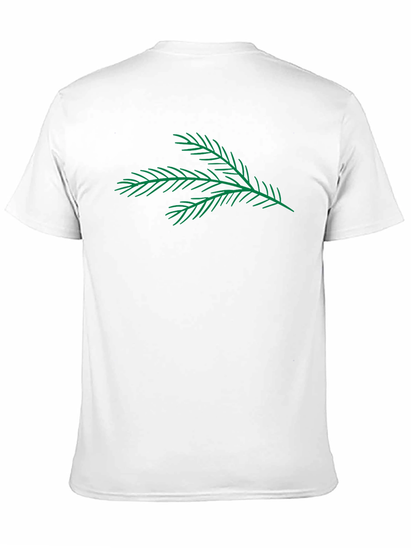 Evergreen Branch Graphic Tee - Modern Casual Style