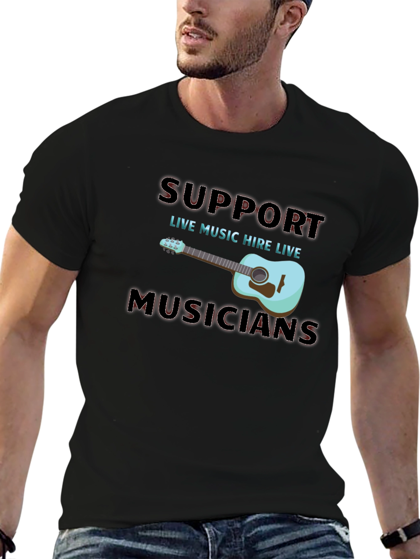 Support Live Musicians T-Shirt