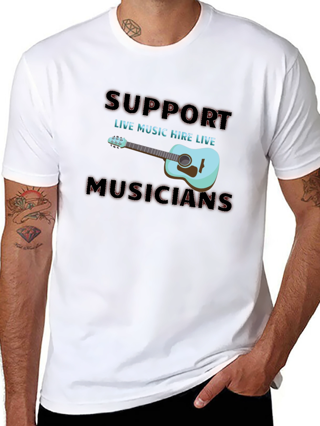 Support Live Musicians T-Shirt