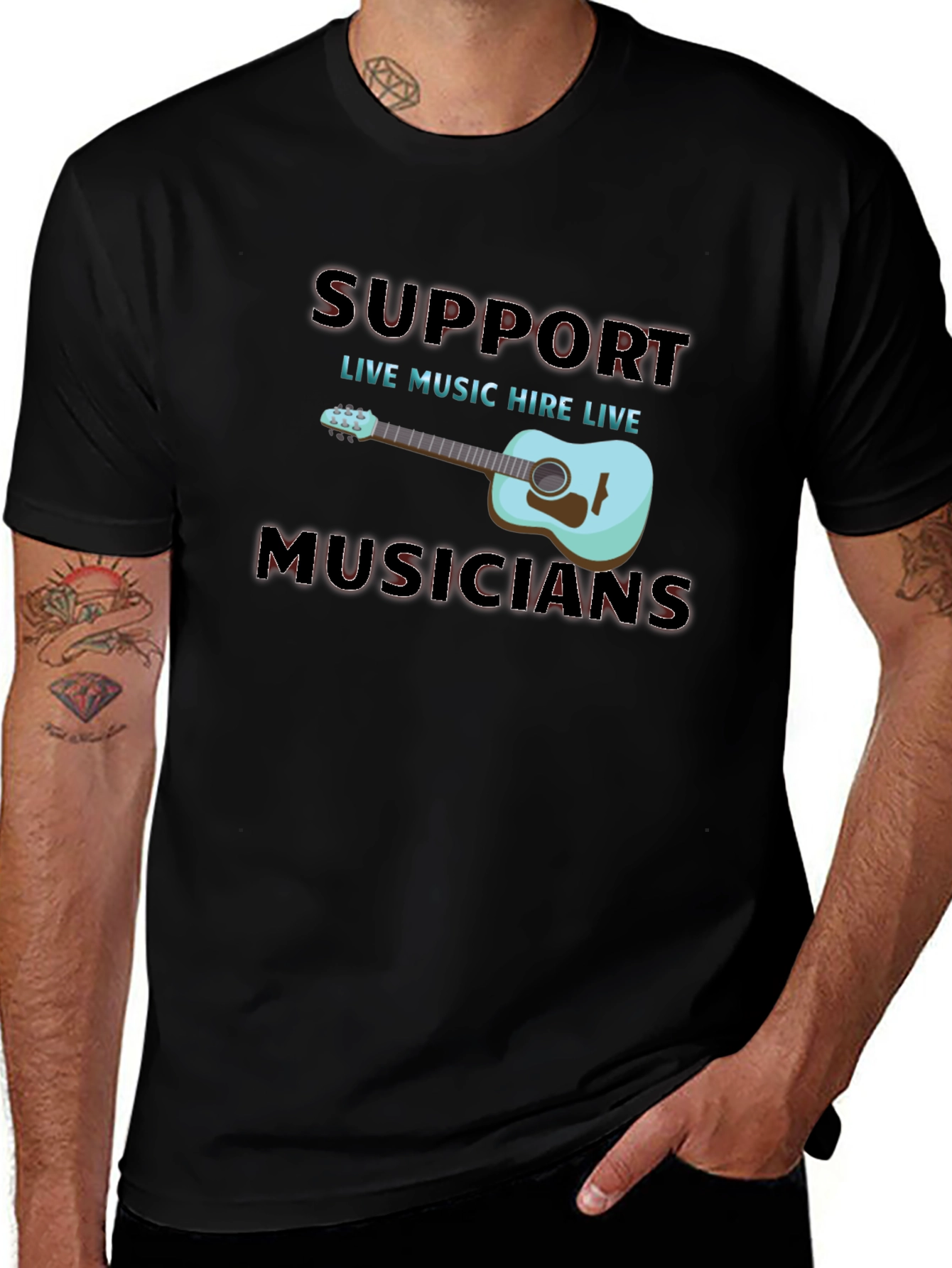 Support Live Musicians T-Shirt