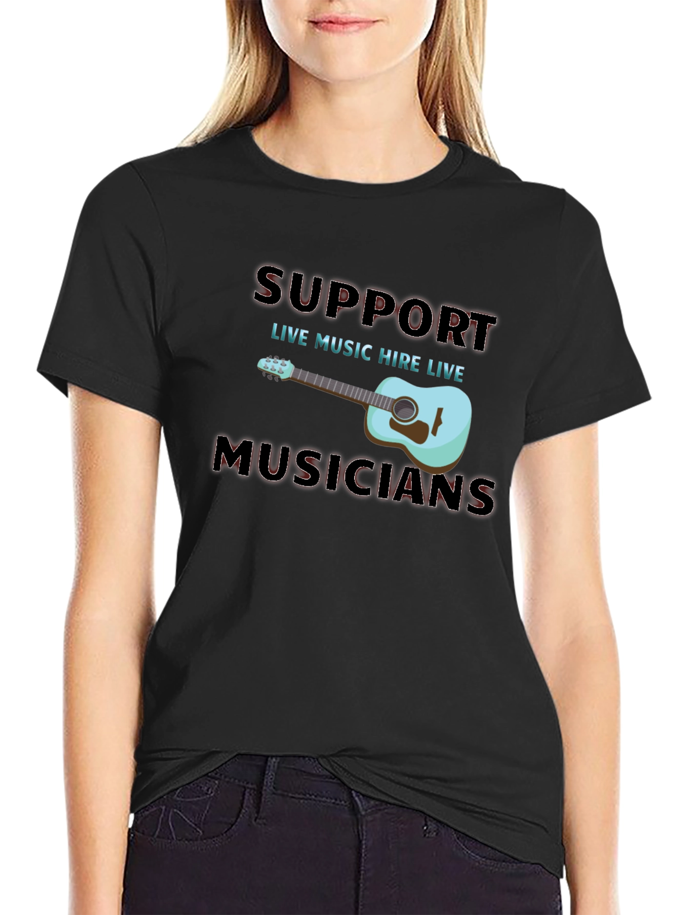 Support Live Musicians T-Shirt