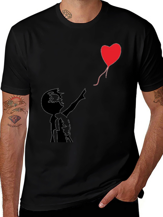 Heart Balloon Graphic T-Shirt