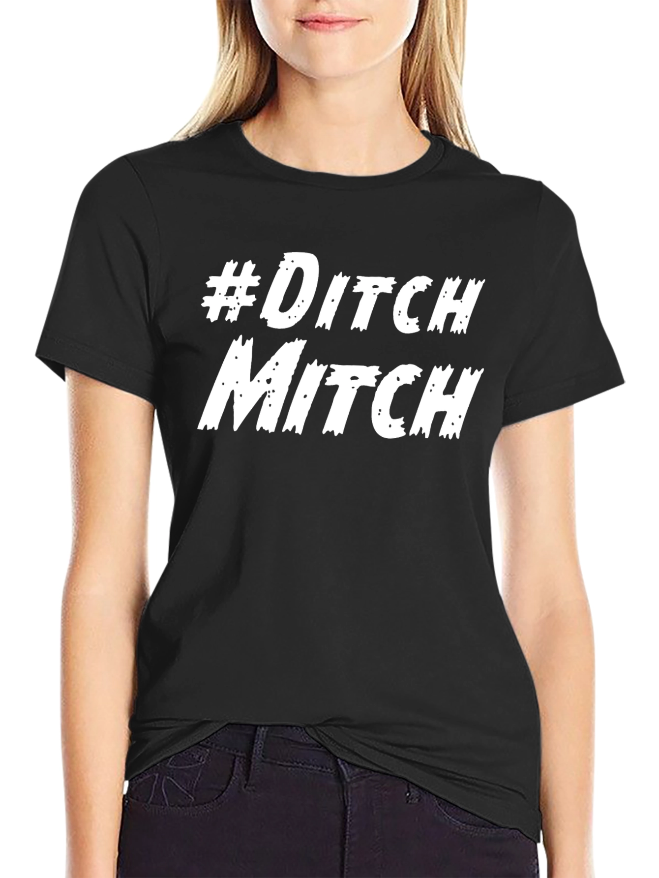 #Ditch Mitch Graphic Tee - Political Statement T-Shirt