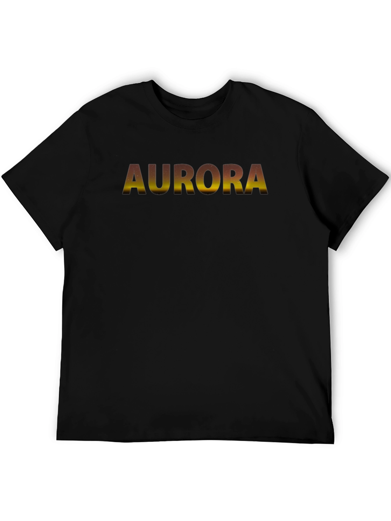 Aurora Graphic Black T-Shirt