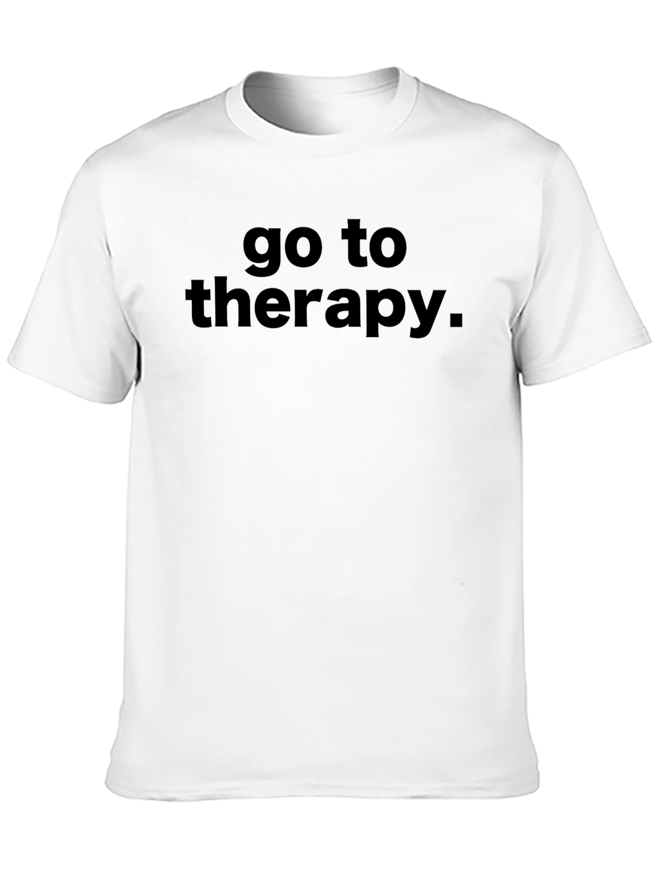 Go To Therapy Black Graphic Tee - Unisex