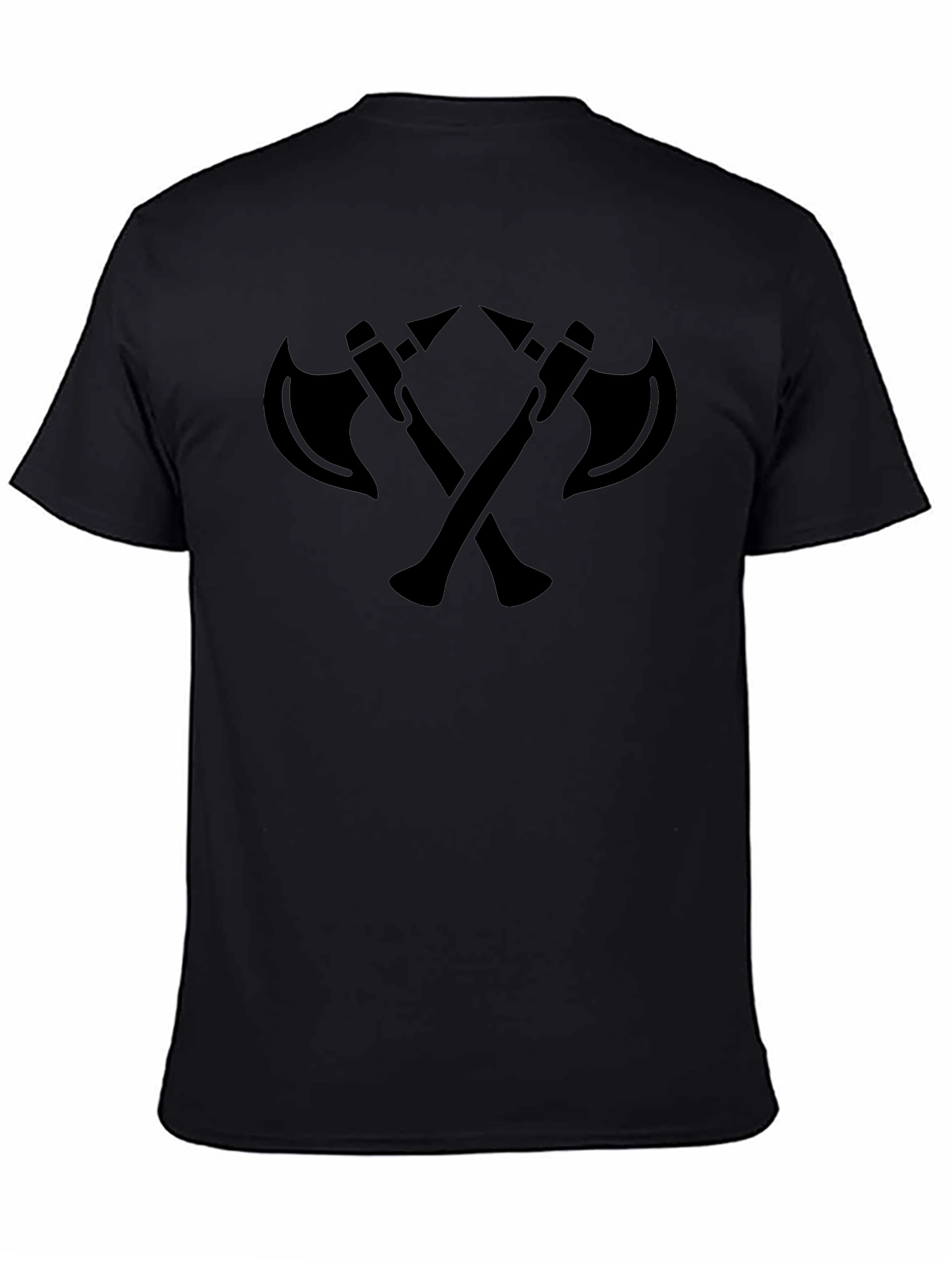 Axe Warrior T-Shirt - Bold Crossed Axe Design