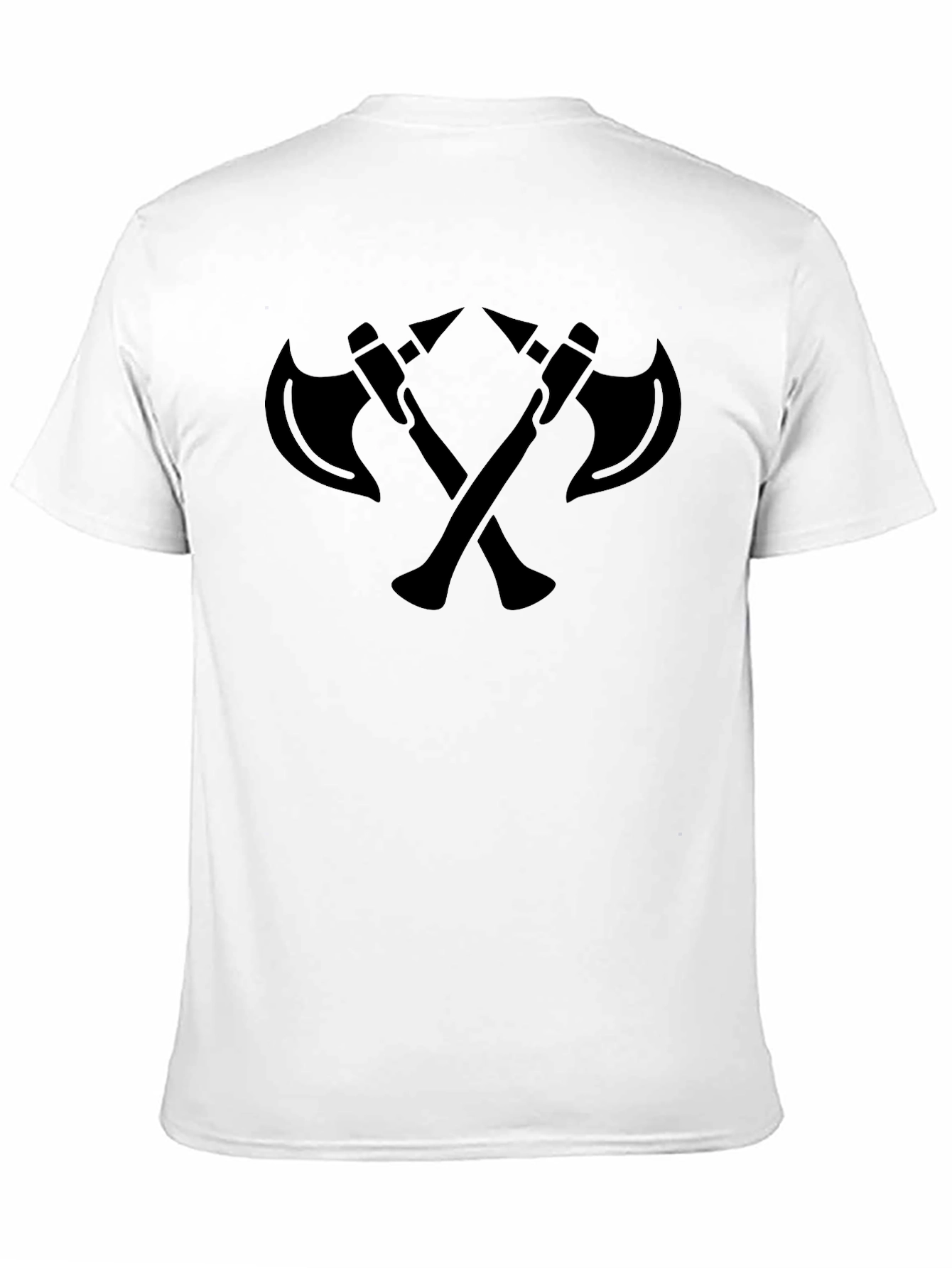 Axe Warrior T-Shirt - Bold Crossed Axe Design