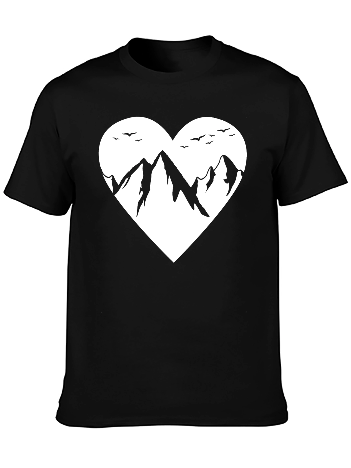 Mountain Heart Graphic T-Shirt - Black