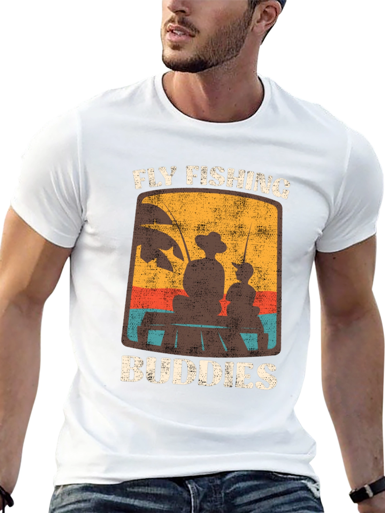 Fly Fishing Buddies Graphic Tee