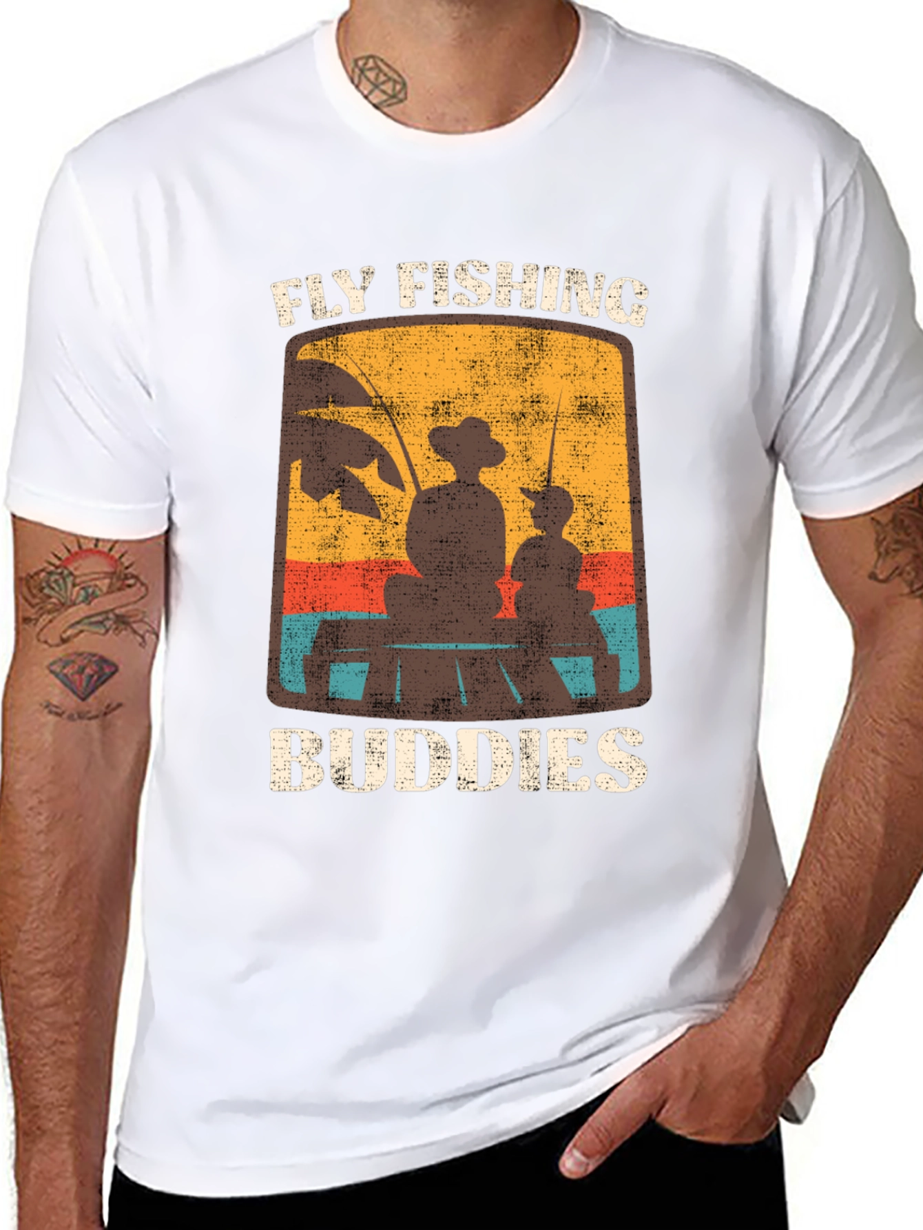 Fly Fishing Buddies Graphic Tee