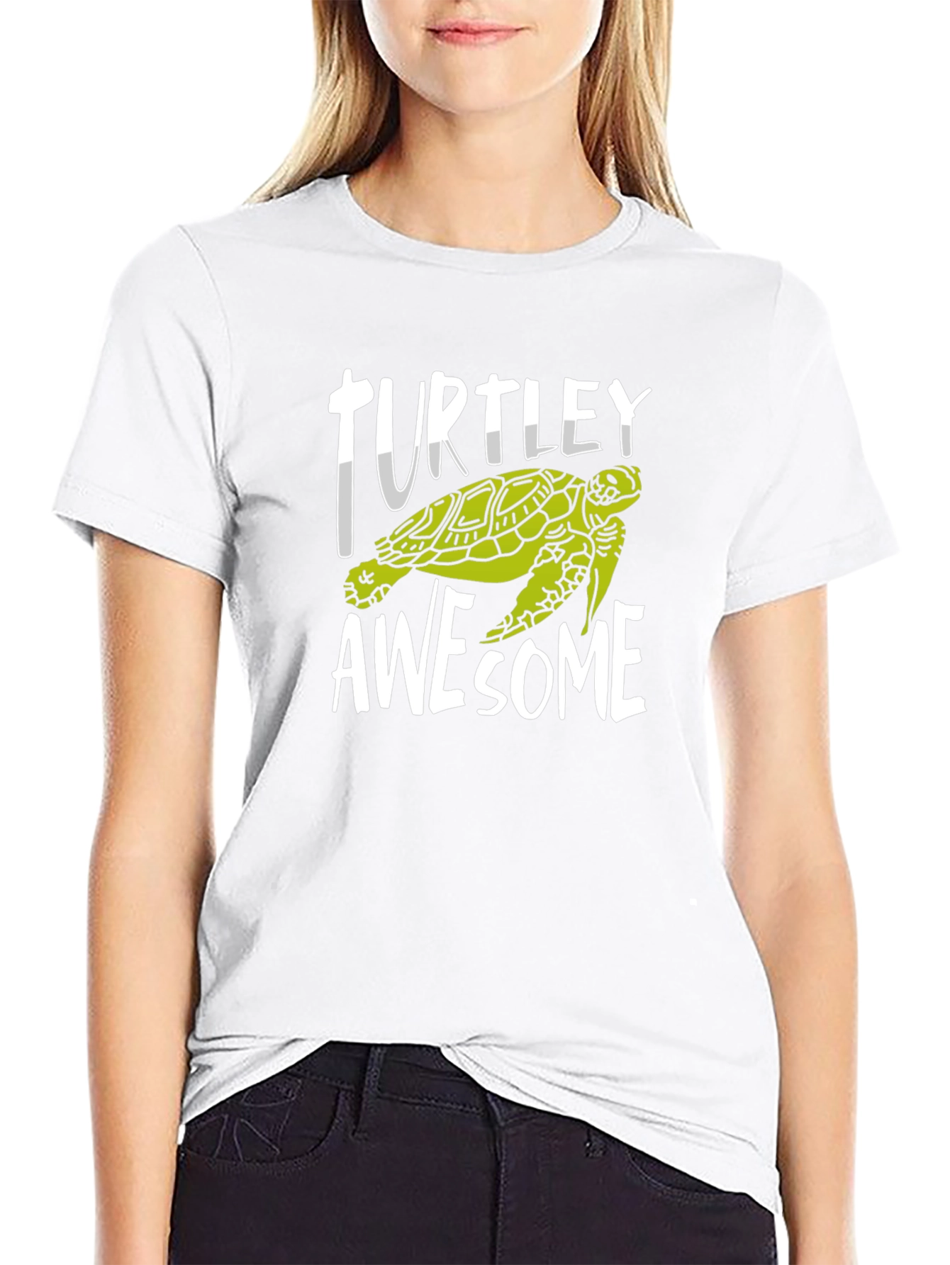Turtley Awesome Graphic Tee - Fun Turtle Design