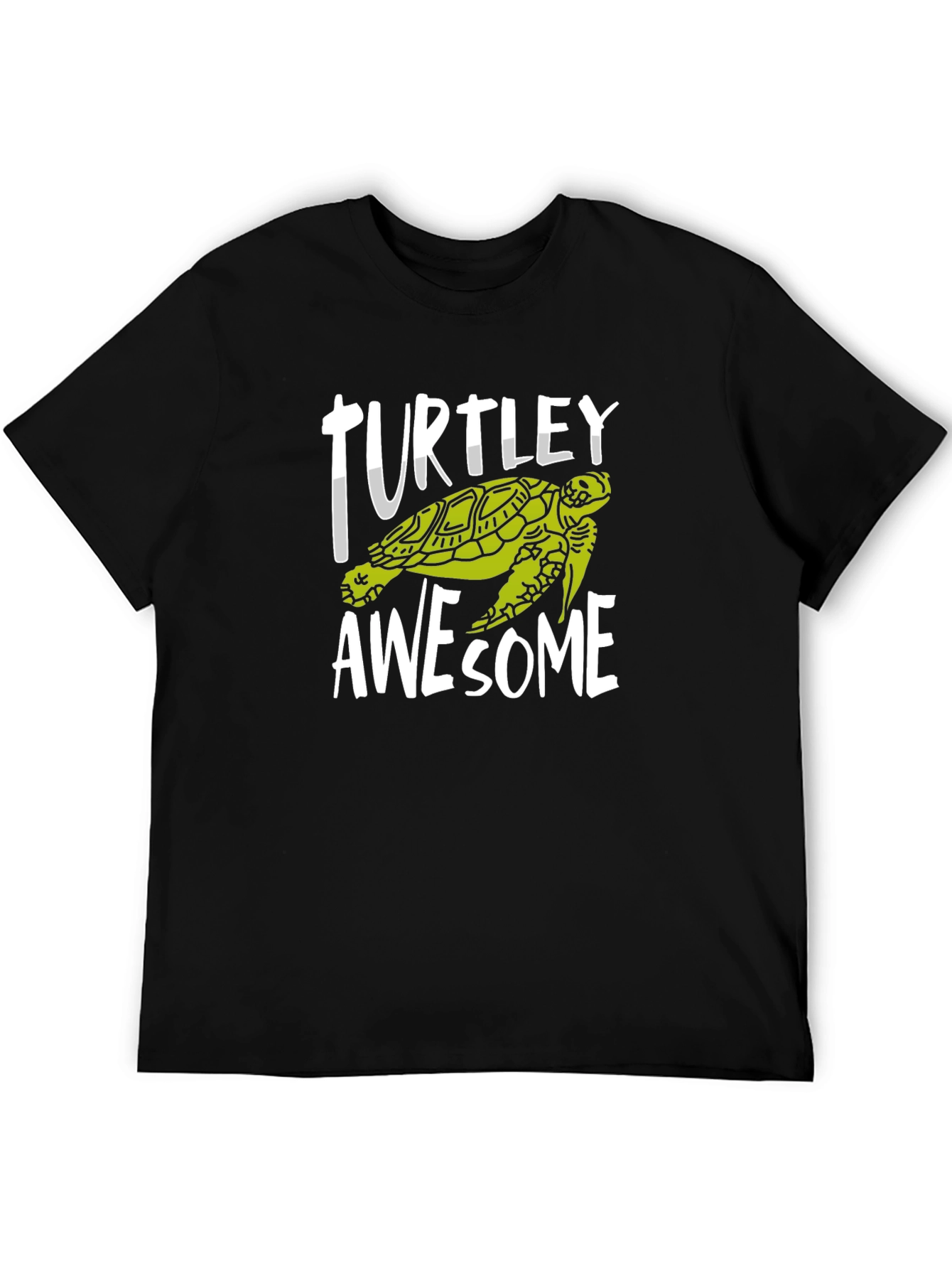 Turtley Awesome Graphic Tee - Fun Turtle Design