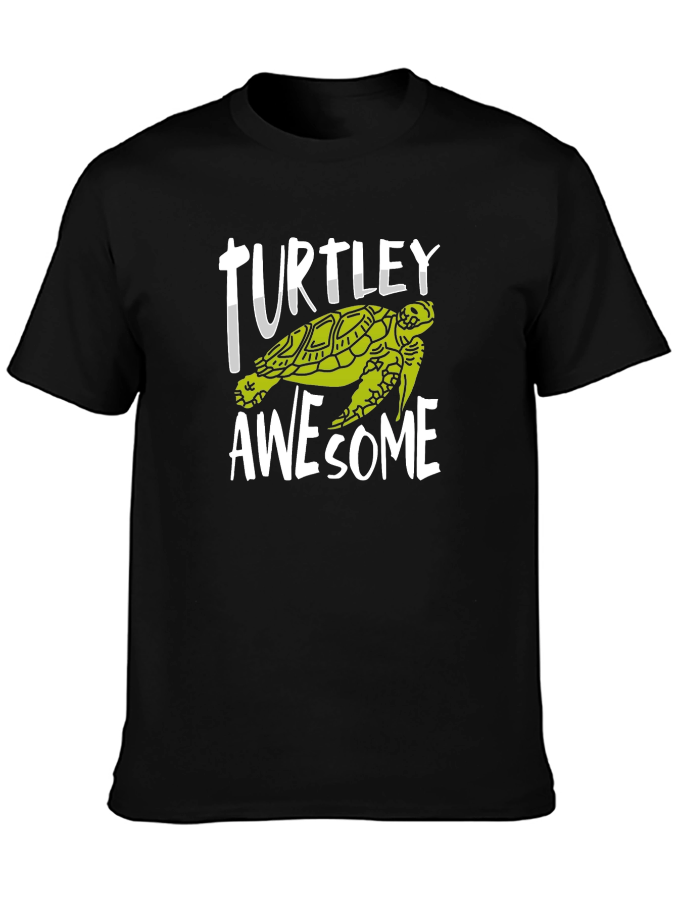 Turtley Awesome Graphic Tee - Fun Turtle Design