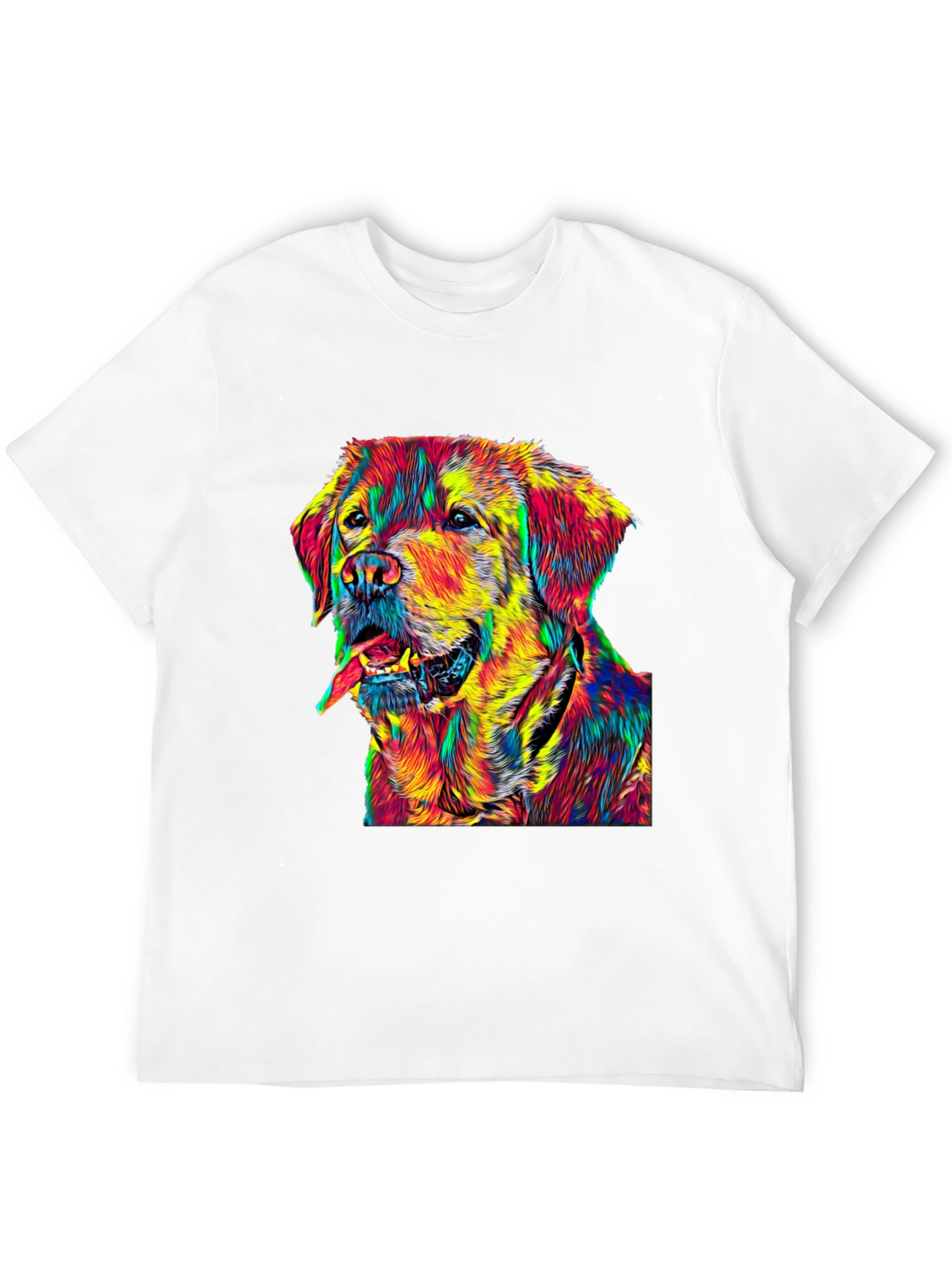Rainbow Golden Retriever T-Shirt