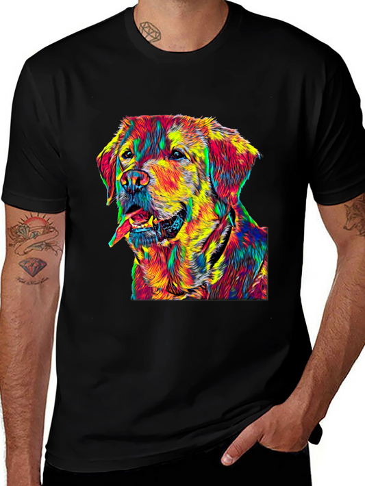 Rainbow Golden Retriever T-Shirt