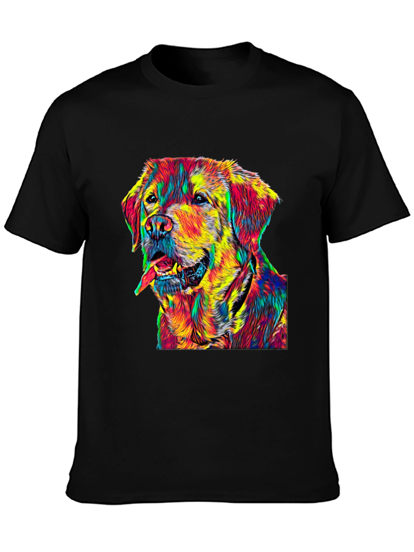 Rainbow Golden Retriever T-Shirt