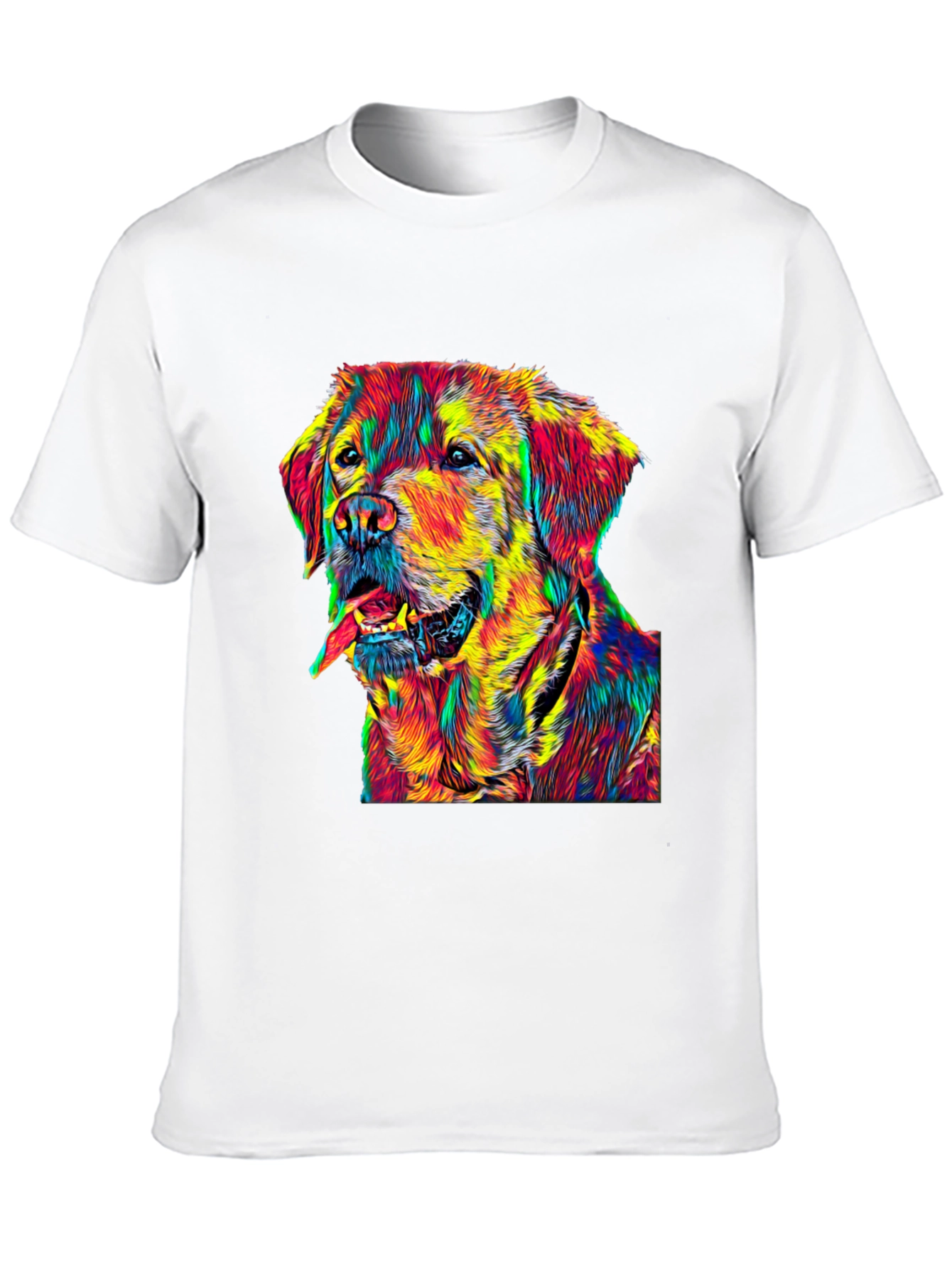 Rainbow Golden Retriever T-Shirt