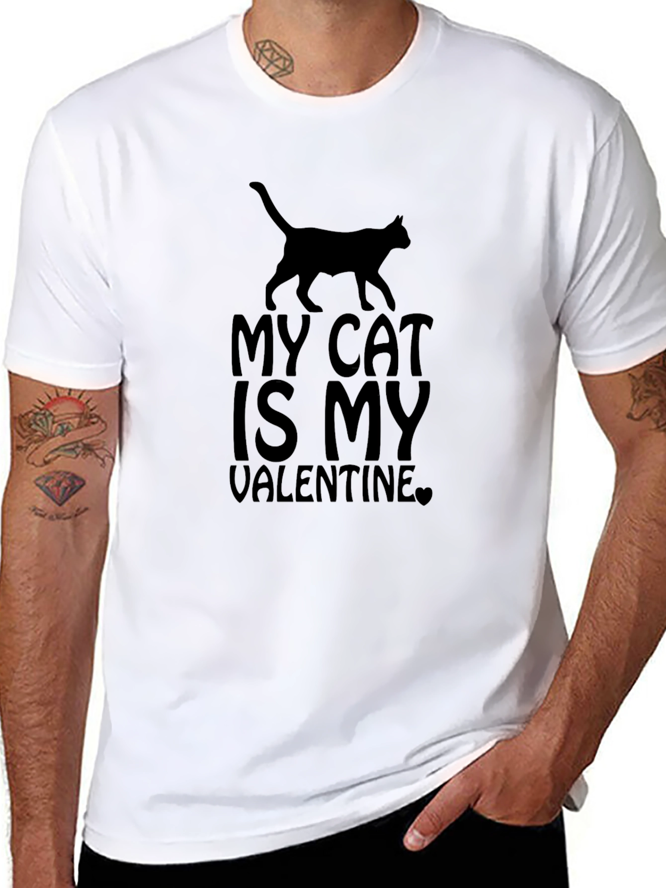 My Cat is My Valentine T-Shirt