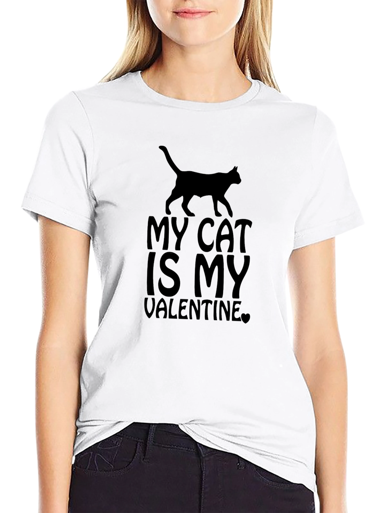 My Cat is My Valentine T-Shirt