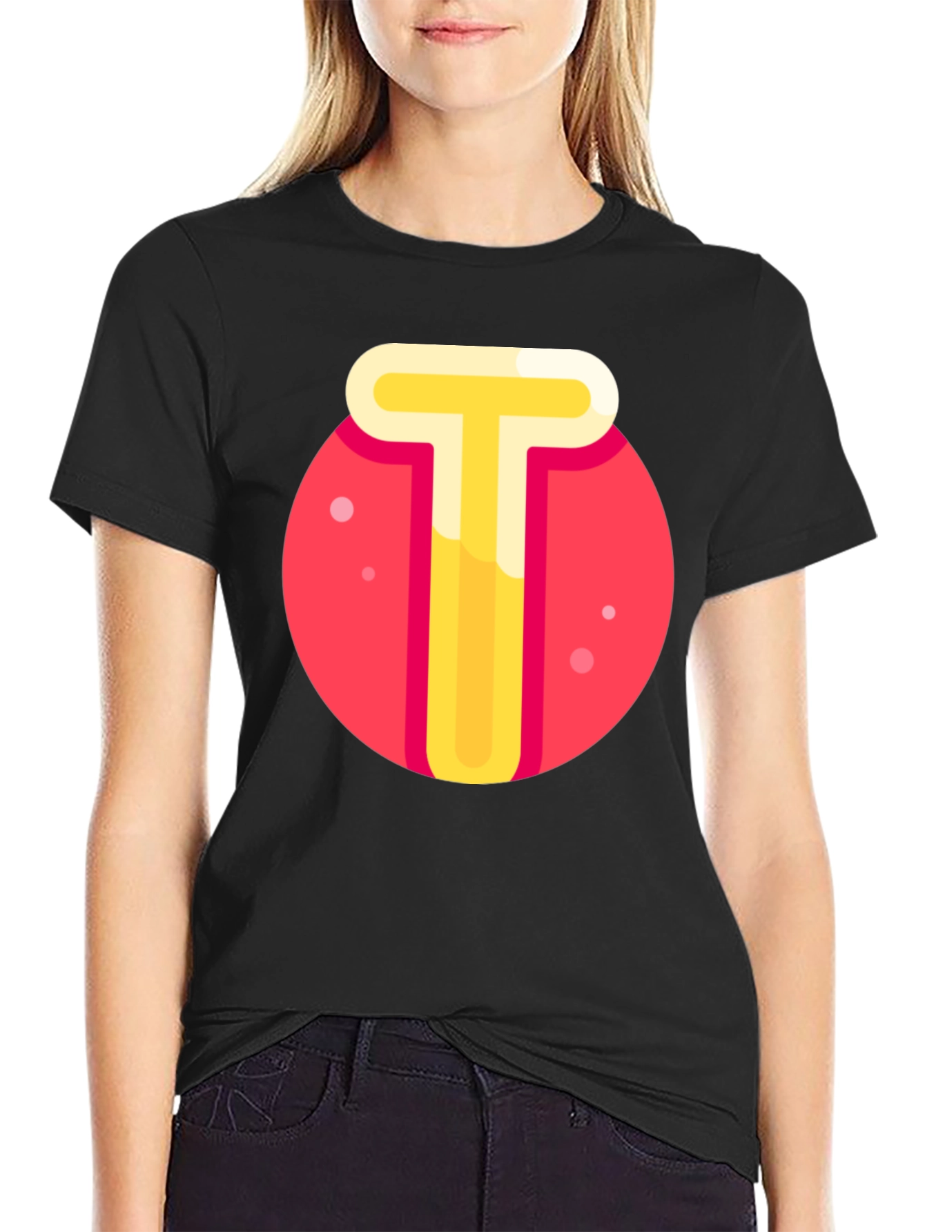 Fun T Graphic Tee - Casual Black T-Shirt