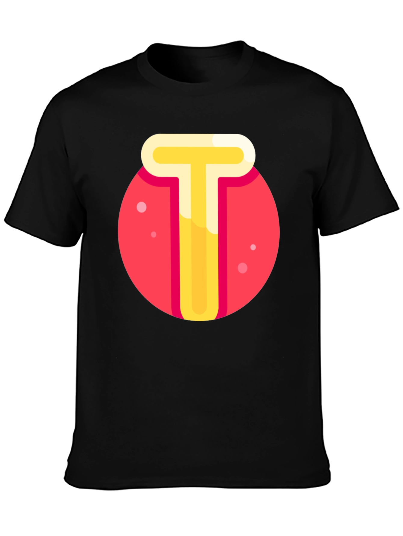 Fun T Graphic Tee - Casual Black T-Shirt