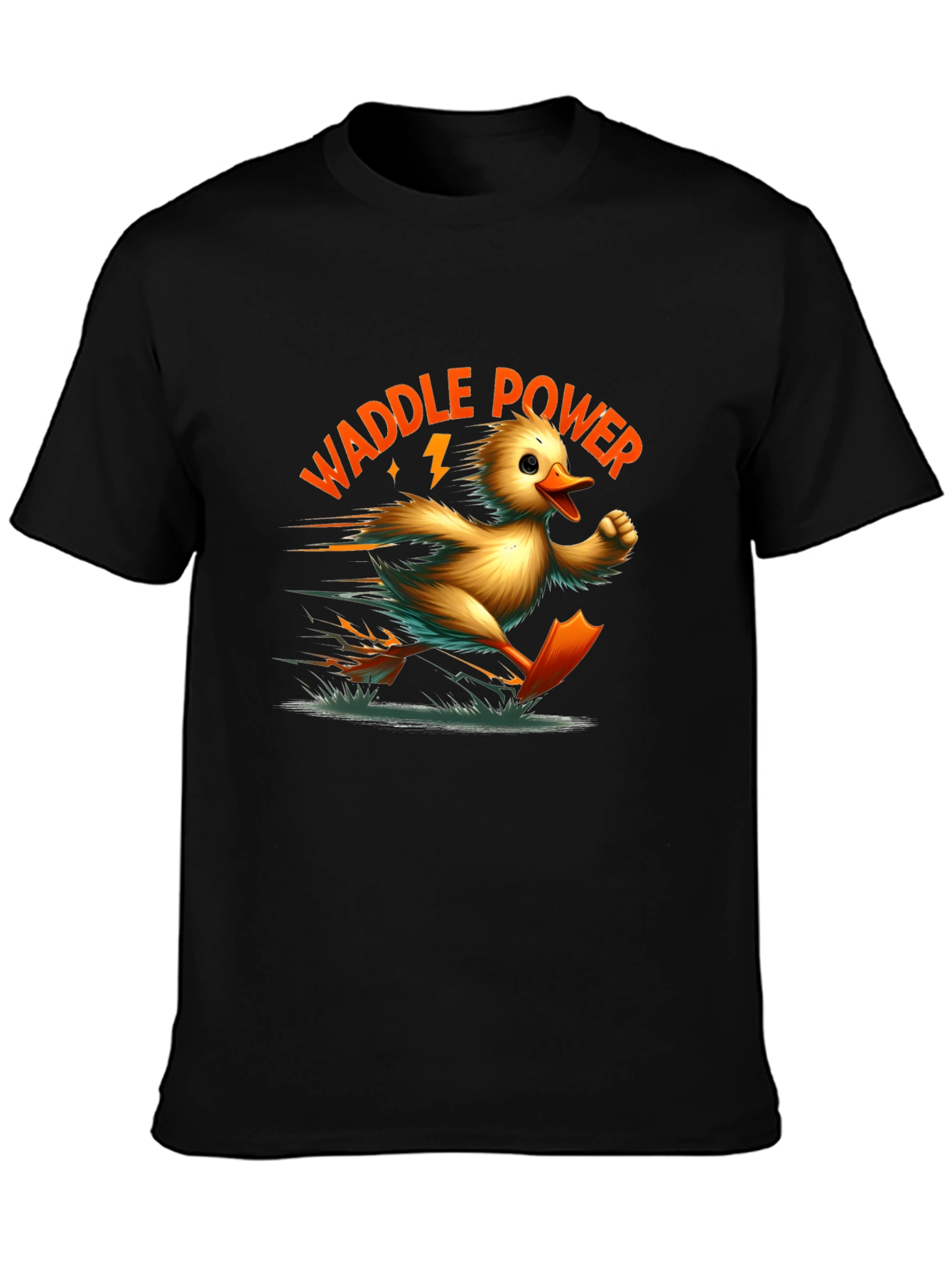 Waddle Power Duck Graphic Tee - Stylish Comfort