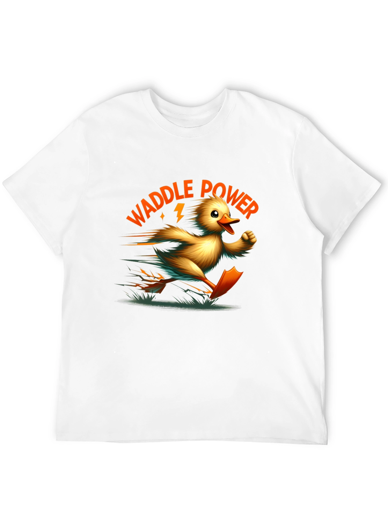 Waddle Power Duck Graphic Tee - Stylish Comfort