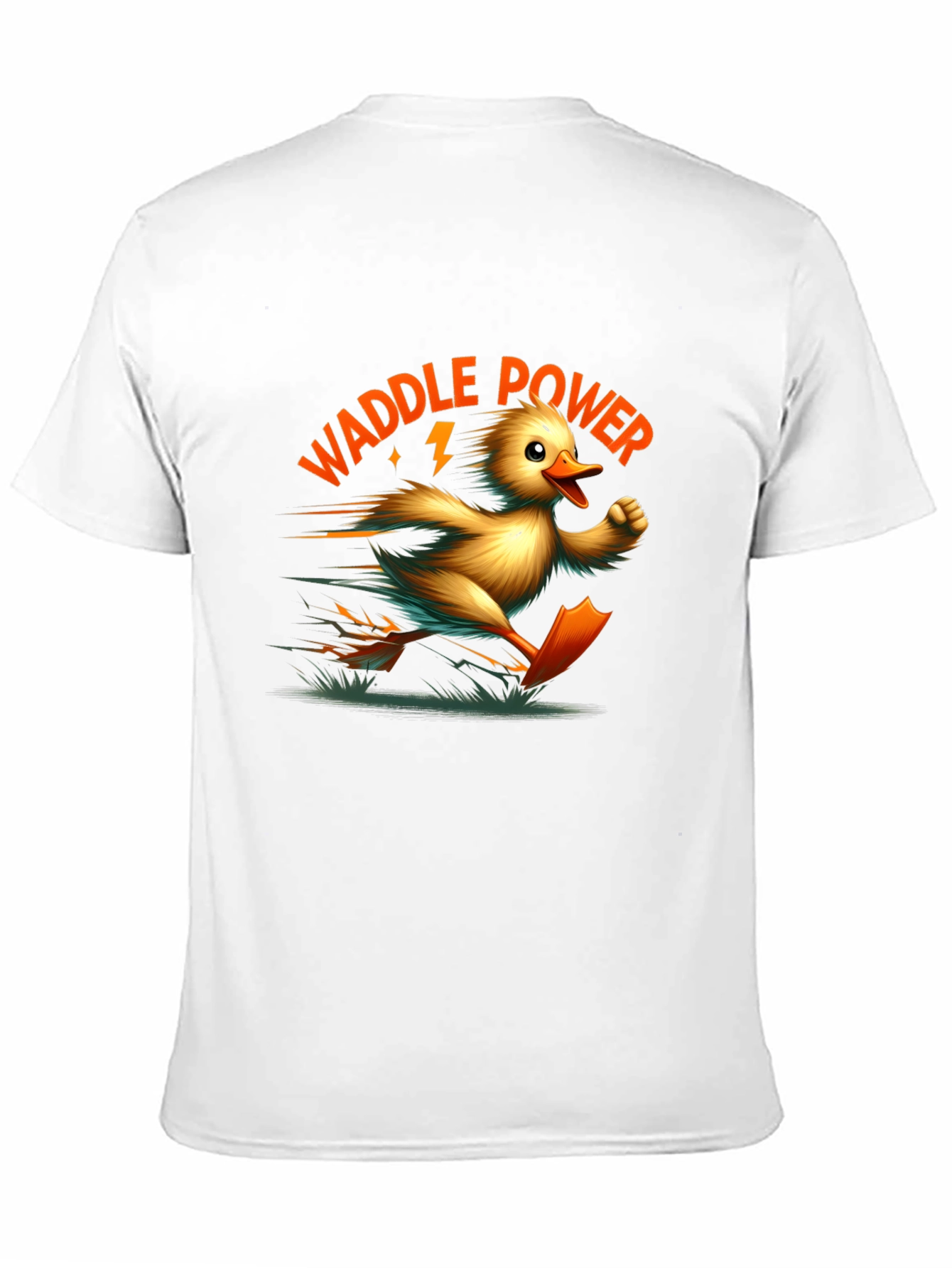 Waddle Power Duck Graphic Tee - Stylish Comfort