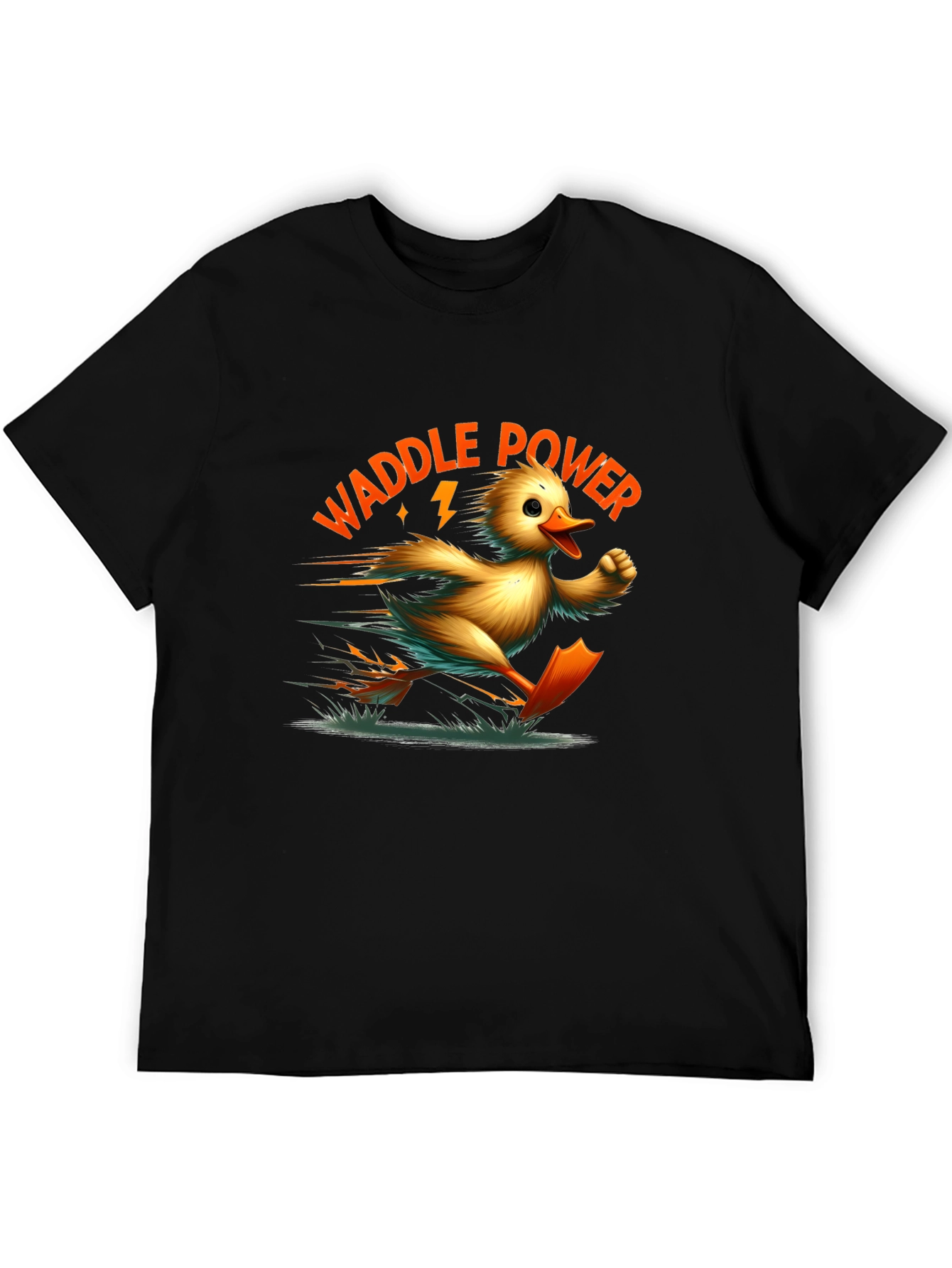Waddle Power Duck Graphic Tee - Stylish Comfort