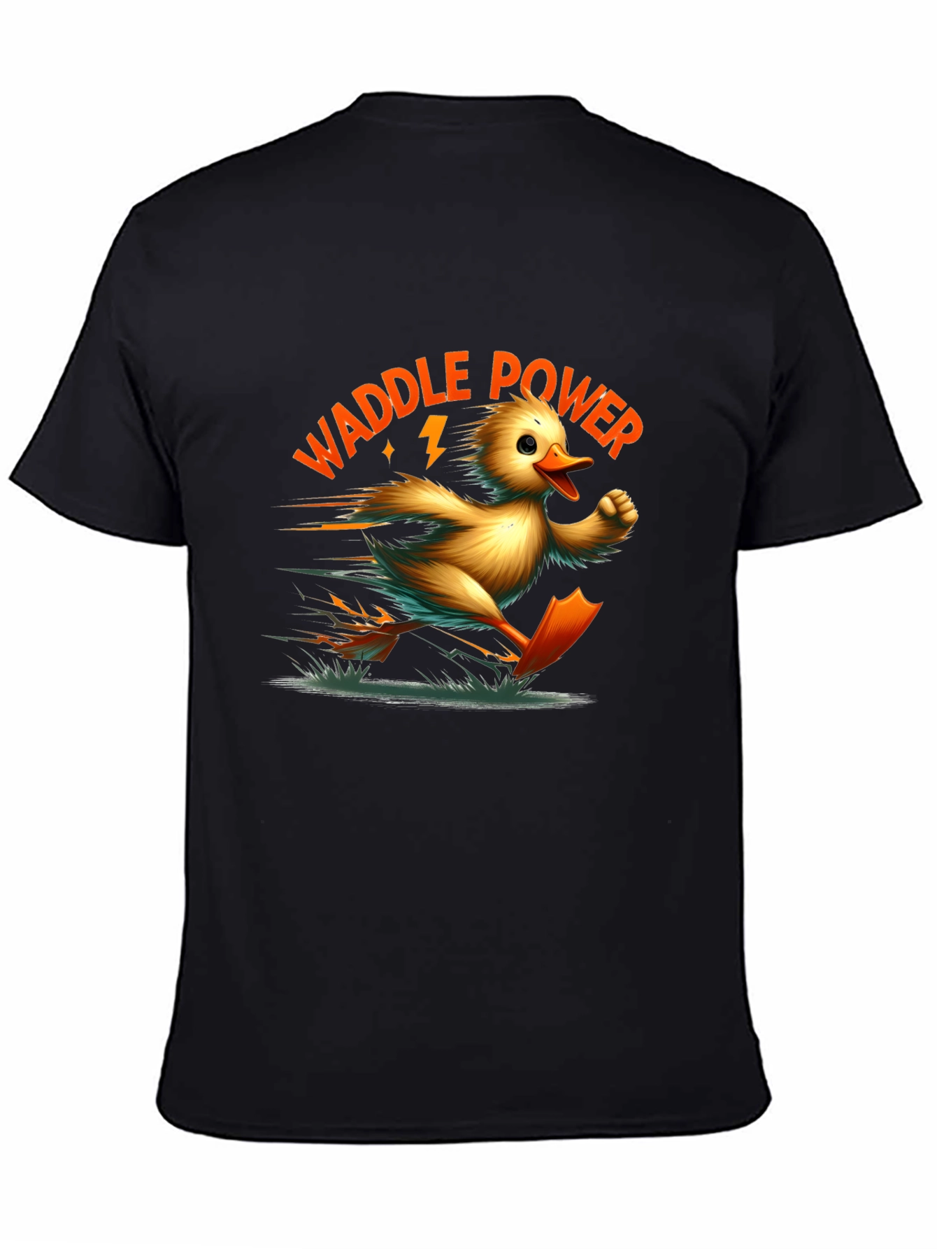Waddle Power Duck Graphic Tee - Stylish Comfort