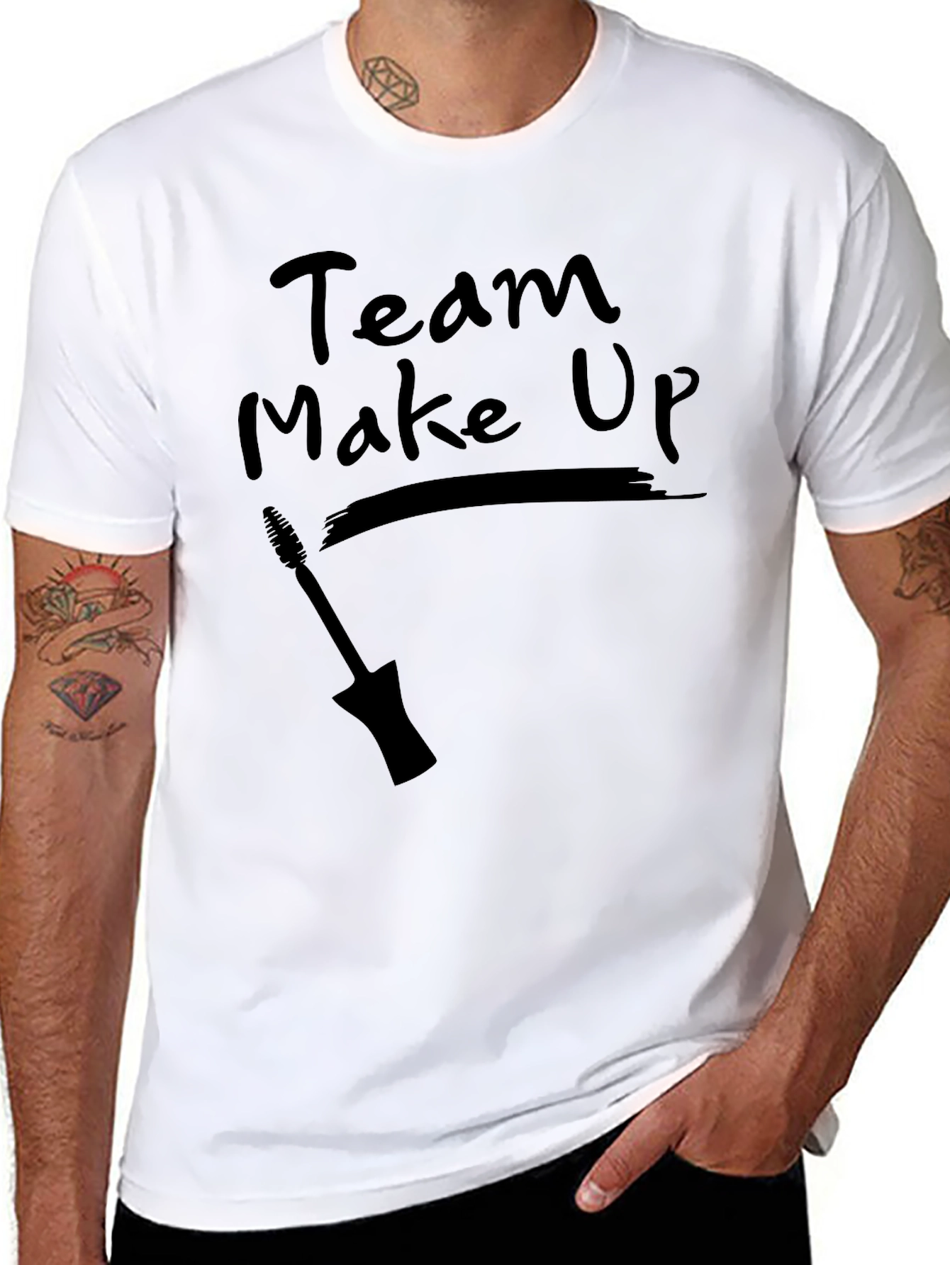 Team Make Up Black T-Shirt